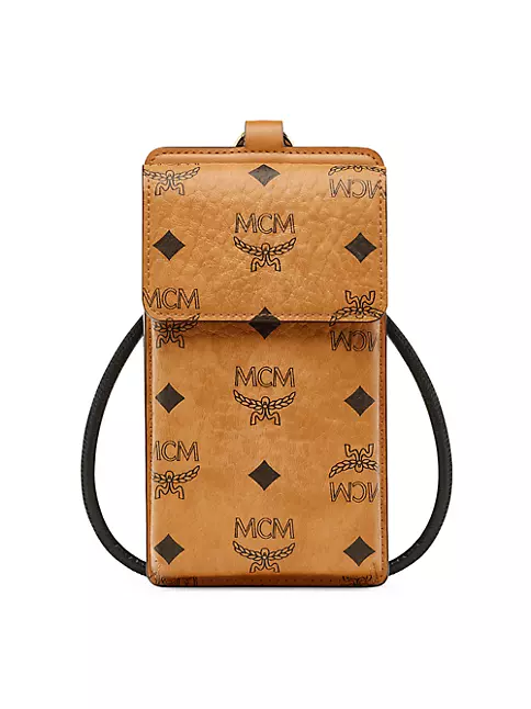 Shop MCM Monogram Phone Lanyard