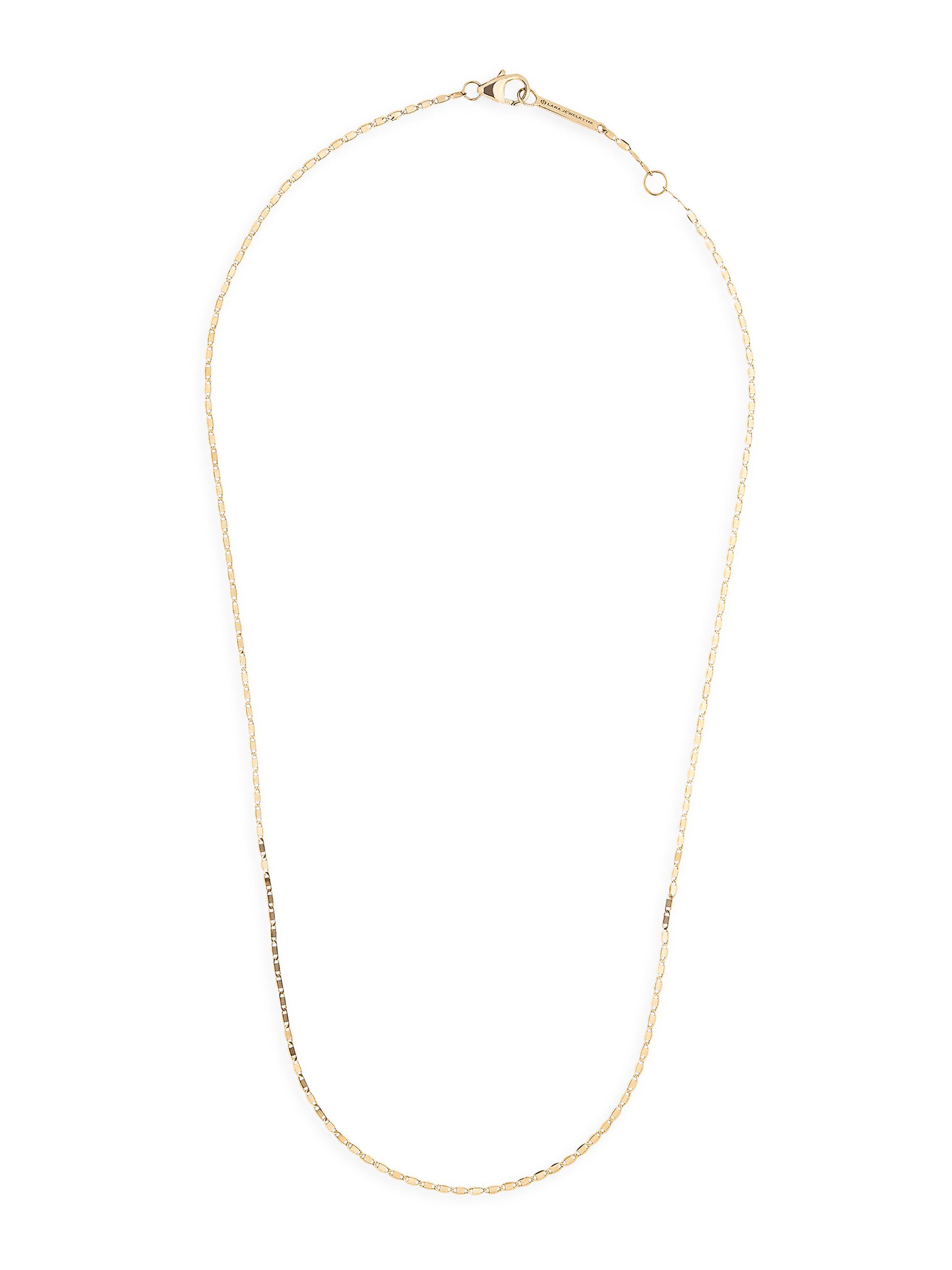 Lana Women's Malibu 14K Yellow Gold Flat-Link Chain Necklace - Yellow Gold