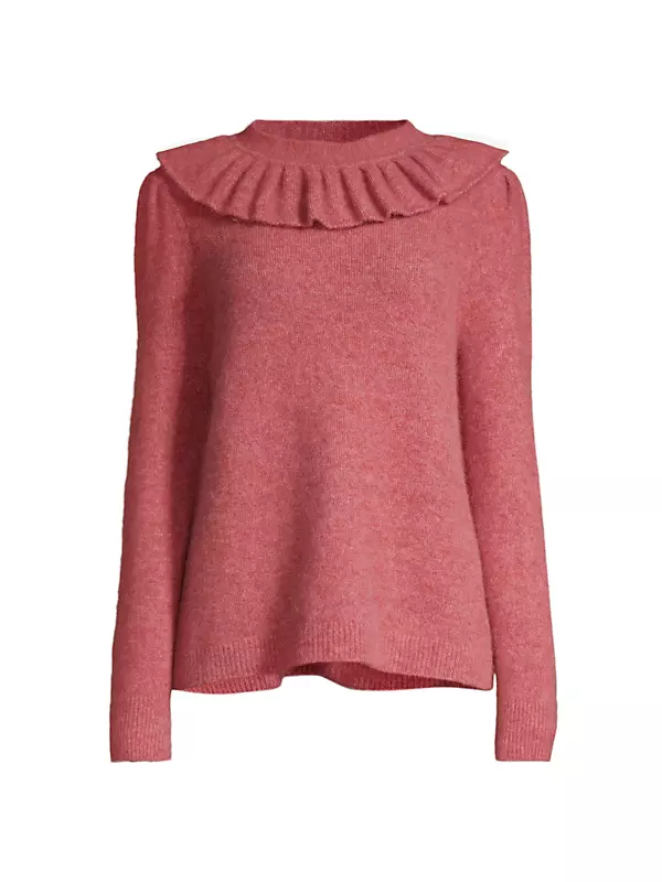 Benaco Ruffle-Collar Sweater