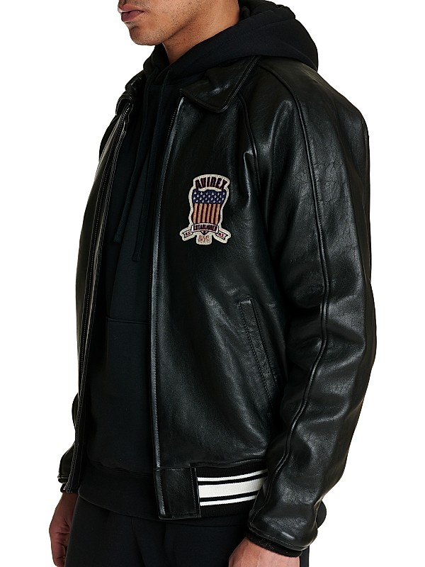 Shop Avirex Icon Leather Jacket | Saks Fifth Avenue Shop Avirex Icon Leather Jacket | Saks Fifth Avenue