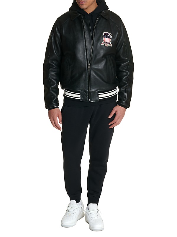Shop Avirex Icon Leather Jacket | Saks Fifth Avenue Shop Avirex Icon Leather Jacket | Saks Fifth Avenue