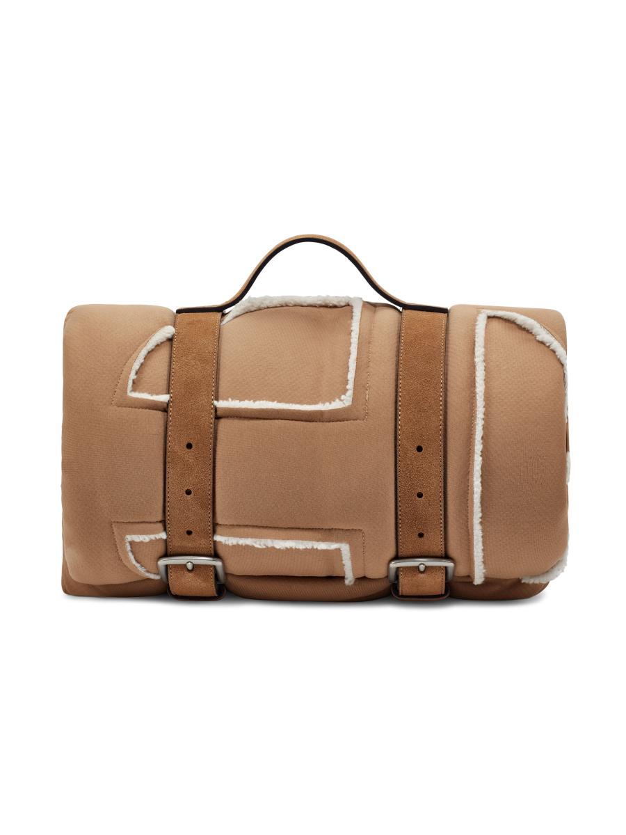 UGG x TELFAR Throw Blanket - Chestnut ＊＄ UGG x Telfar Ugg x Telfar Logo Blanket | Saks Fifth Avenue