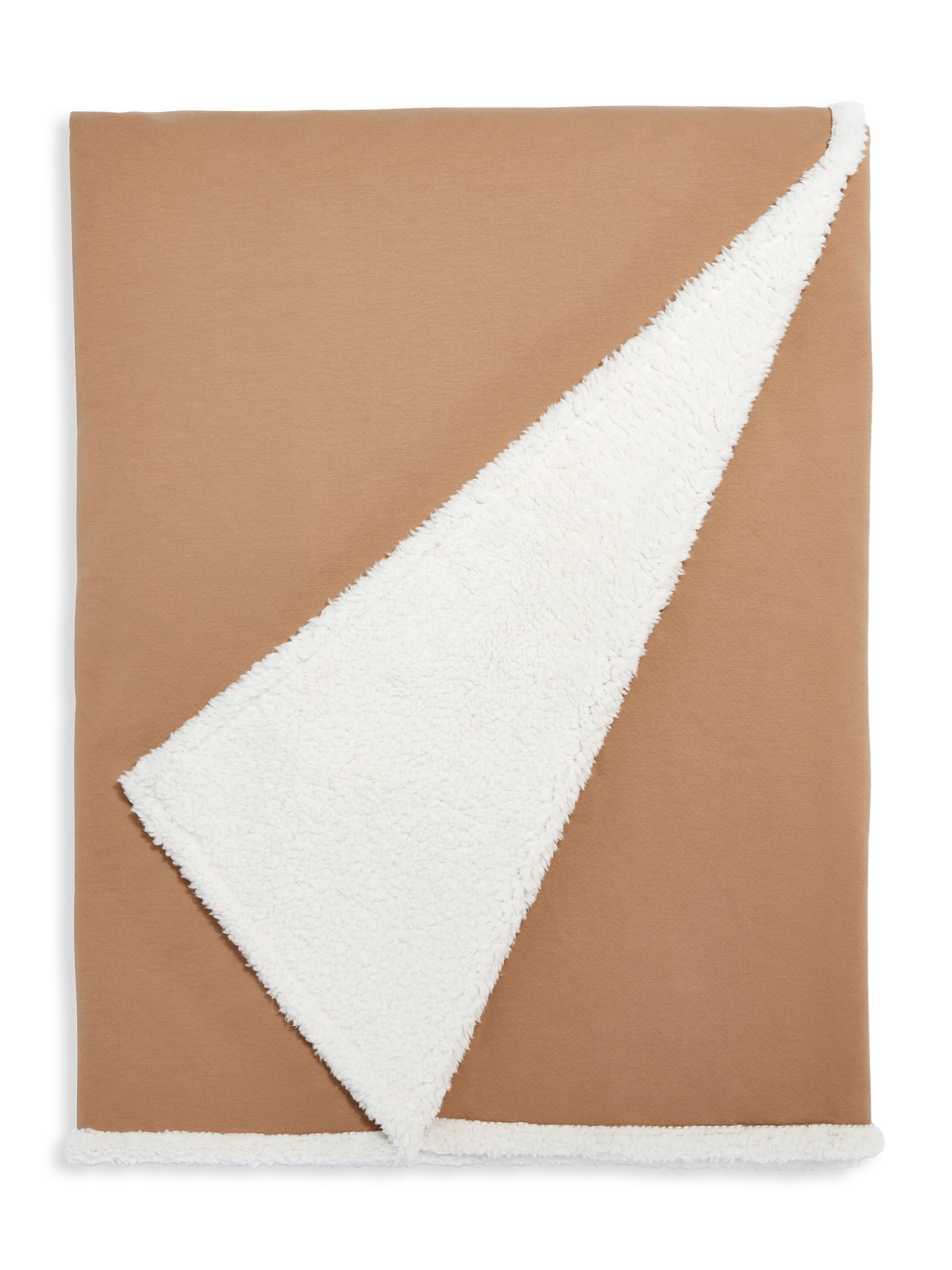 UGG x TELFAR Throw Blanket - Chestnut ＊＄ UGG x Telfar Ugg x Telfar Logo Blanket | Saks Fifth Avenue