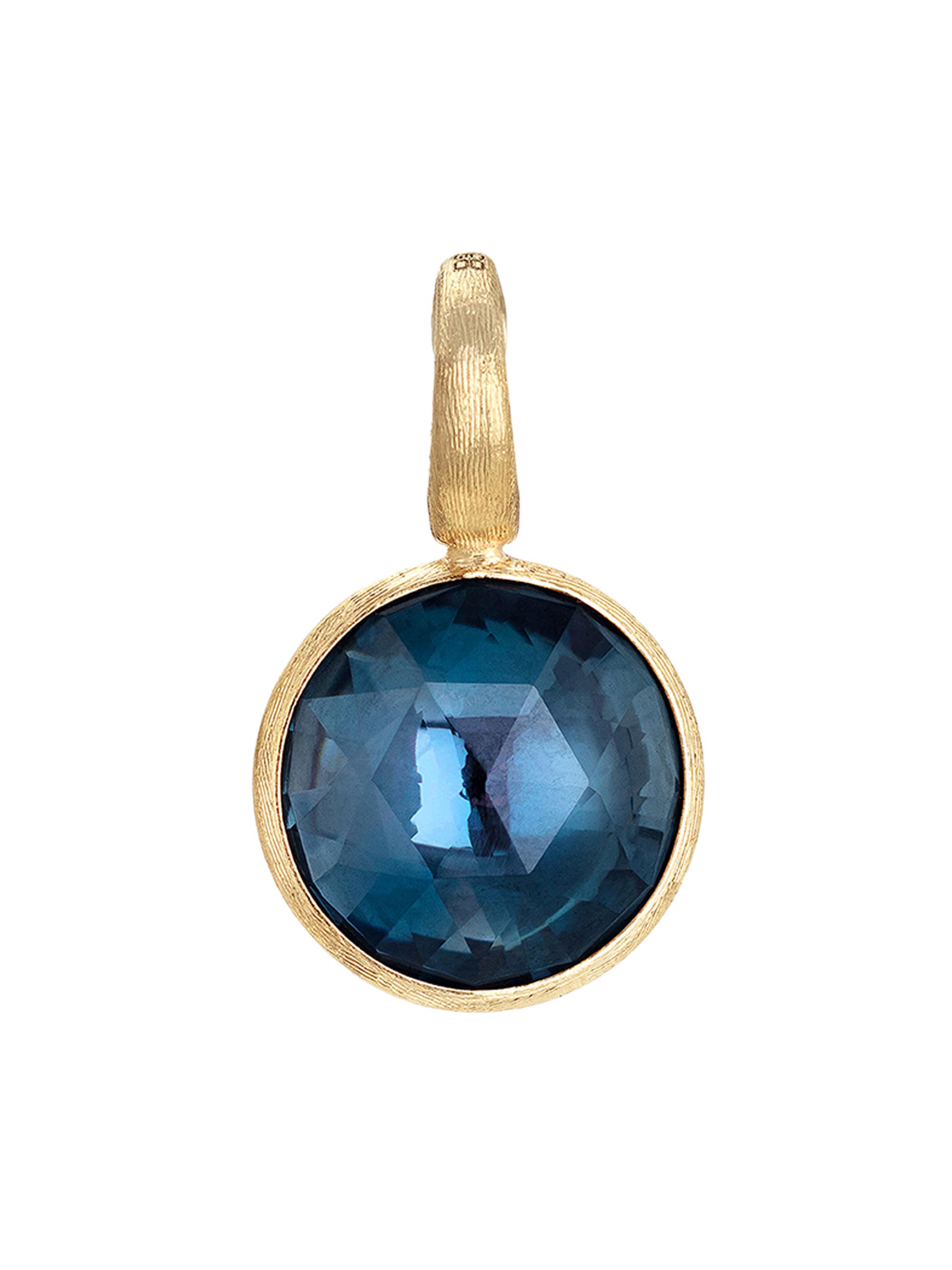 Marco Bicego Women's Jaipur 18K Yellow Gold & Blue Topaz Pendant - Blue