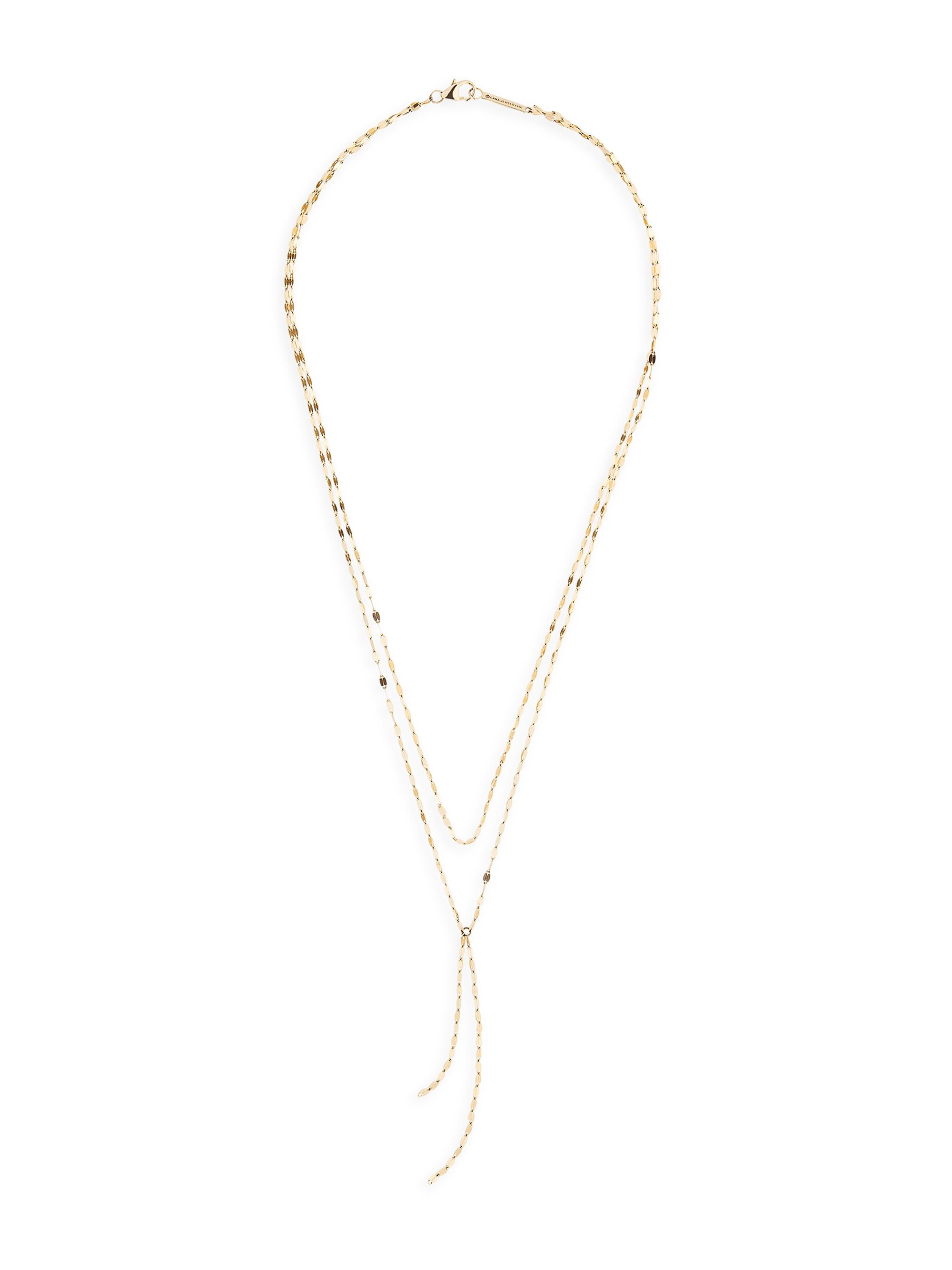 Lana Women's 14K Yellow Gold Reverse Blake Necklace - Gold