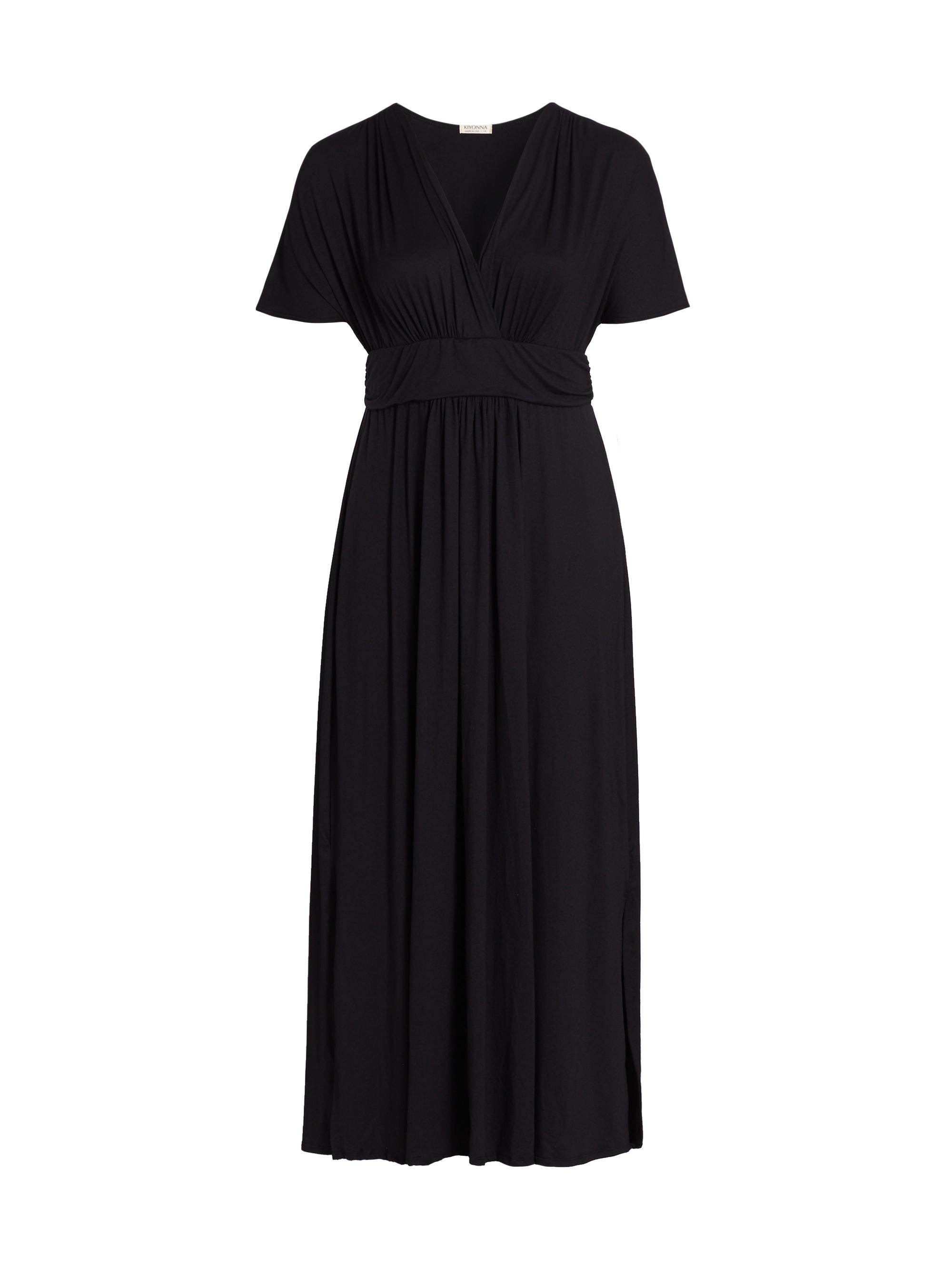 Kiyonna Women's Vienna Maxi Dress - Black Noir