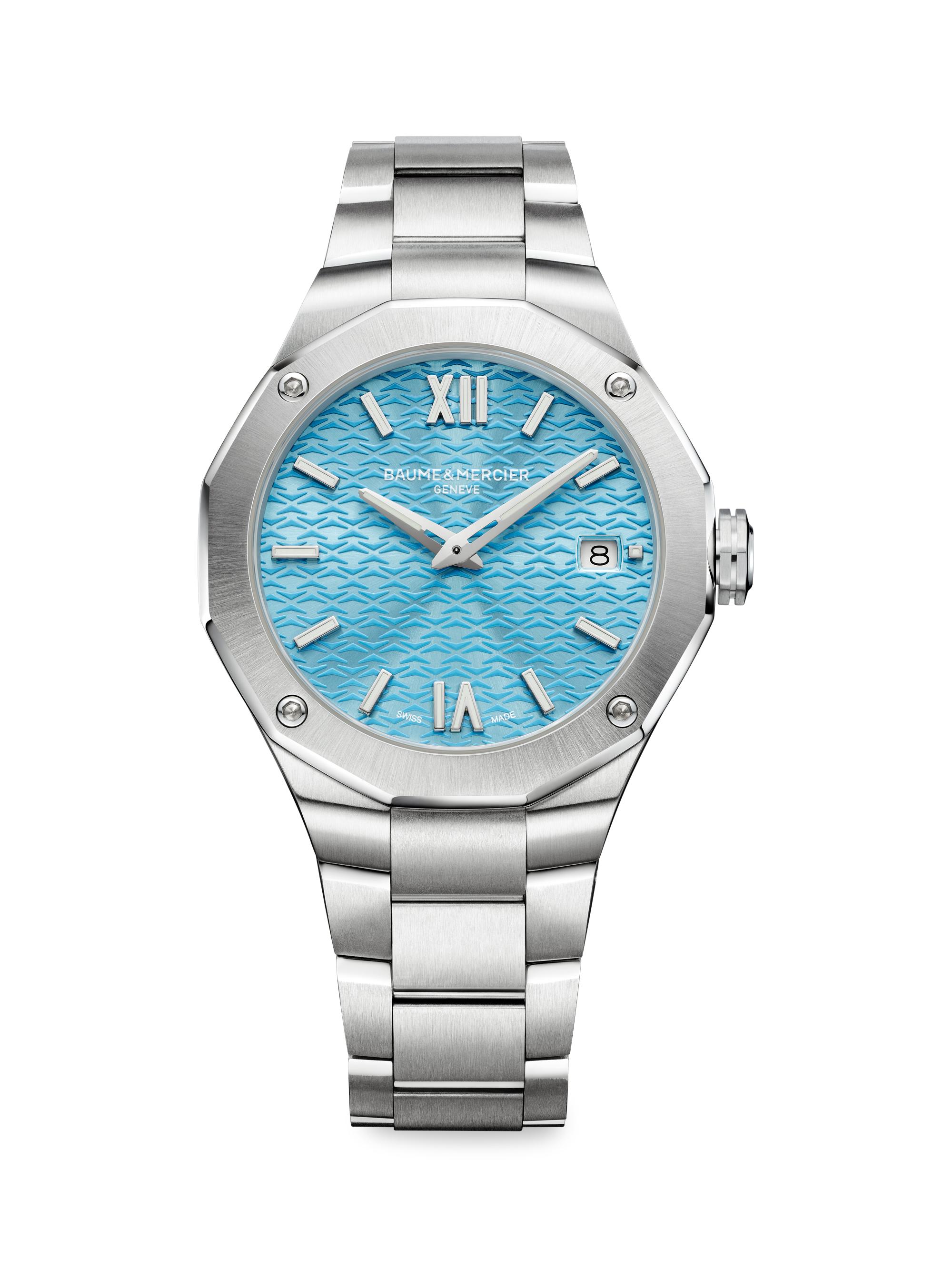 Baume & Mercier Women's Riviera 10612 Stainless Steel Bracelet Watch - Silver