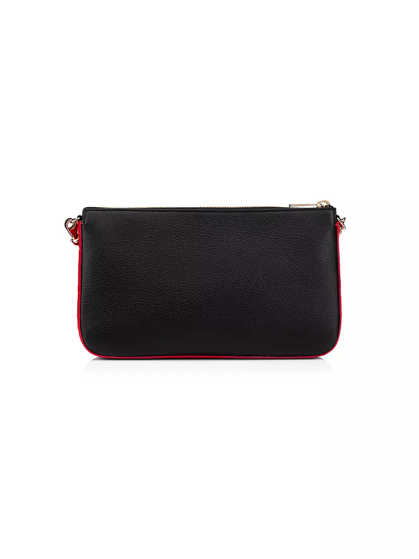 Christian Louboutin loubiposh clutch bag Pink Leather ref.501814