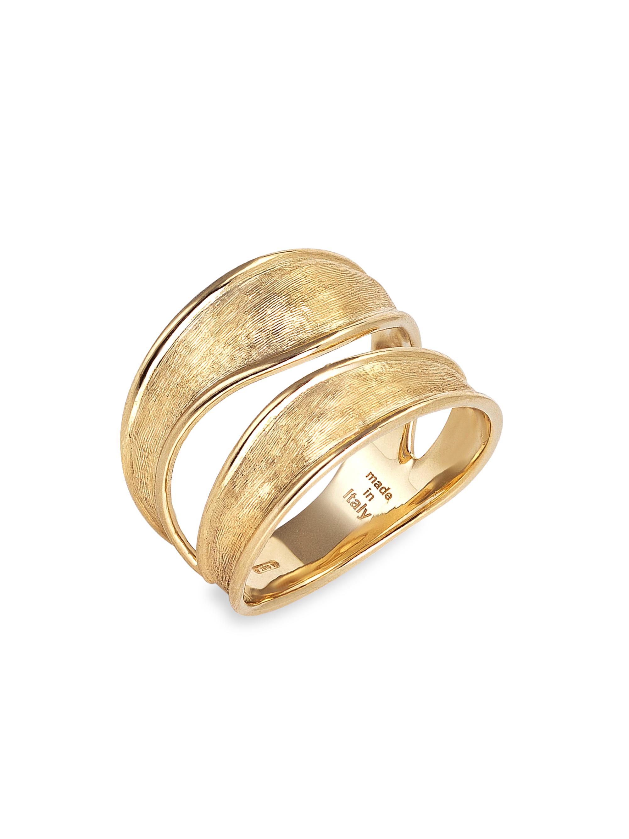 Marco Bicego Women's Lunaria 18K Yellow Gold Split-Band Ring - Gold