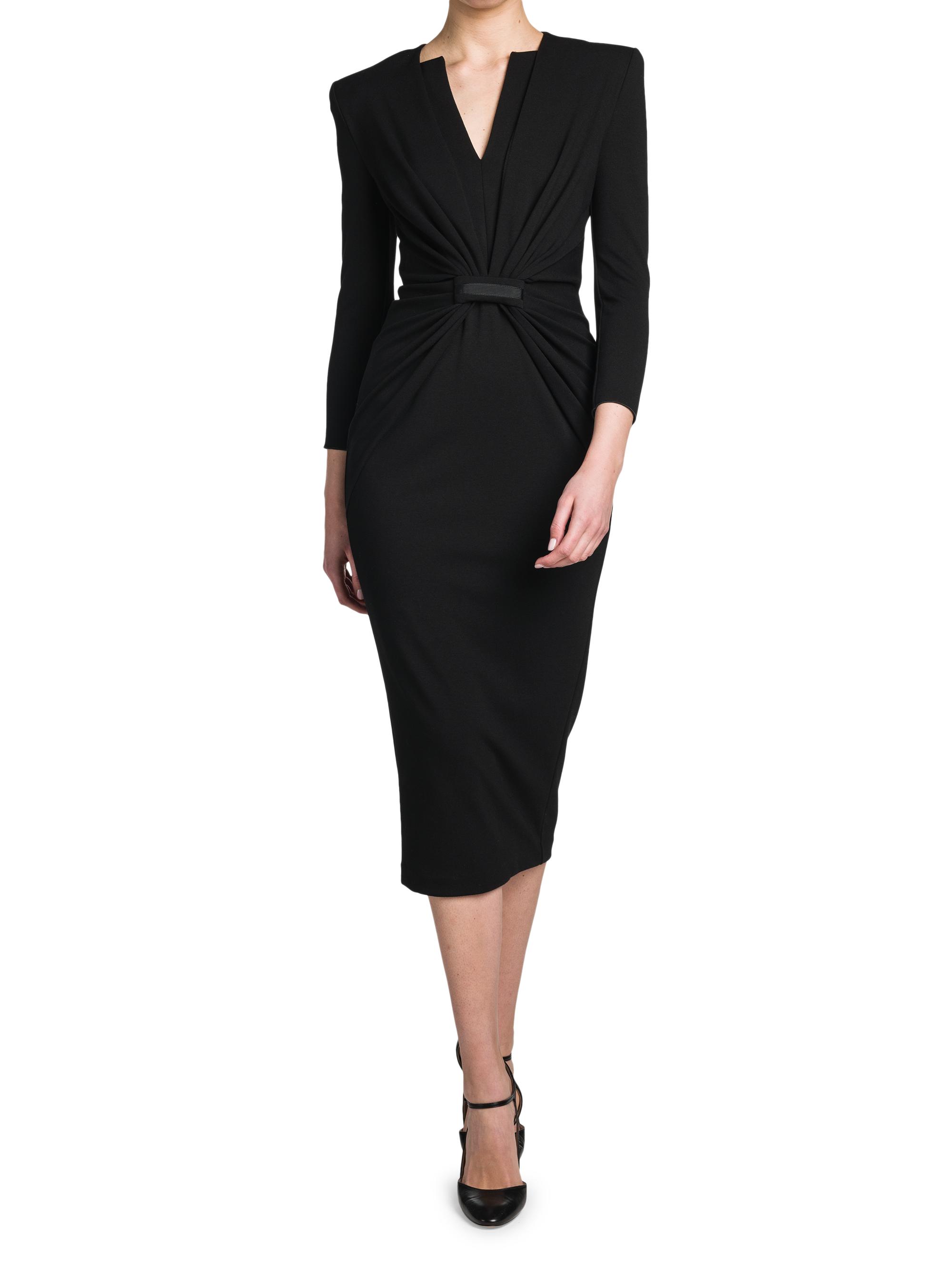 Giorgio Armani Gathered Jersey Sheath Dress | Saks Fifth Avenue