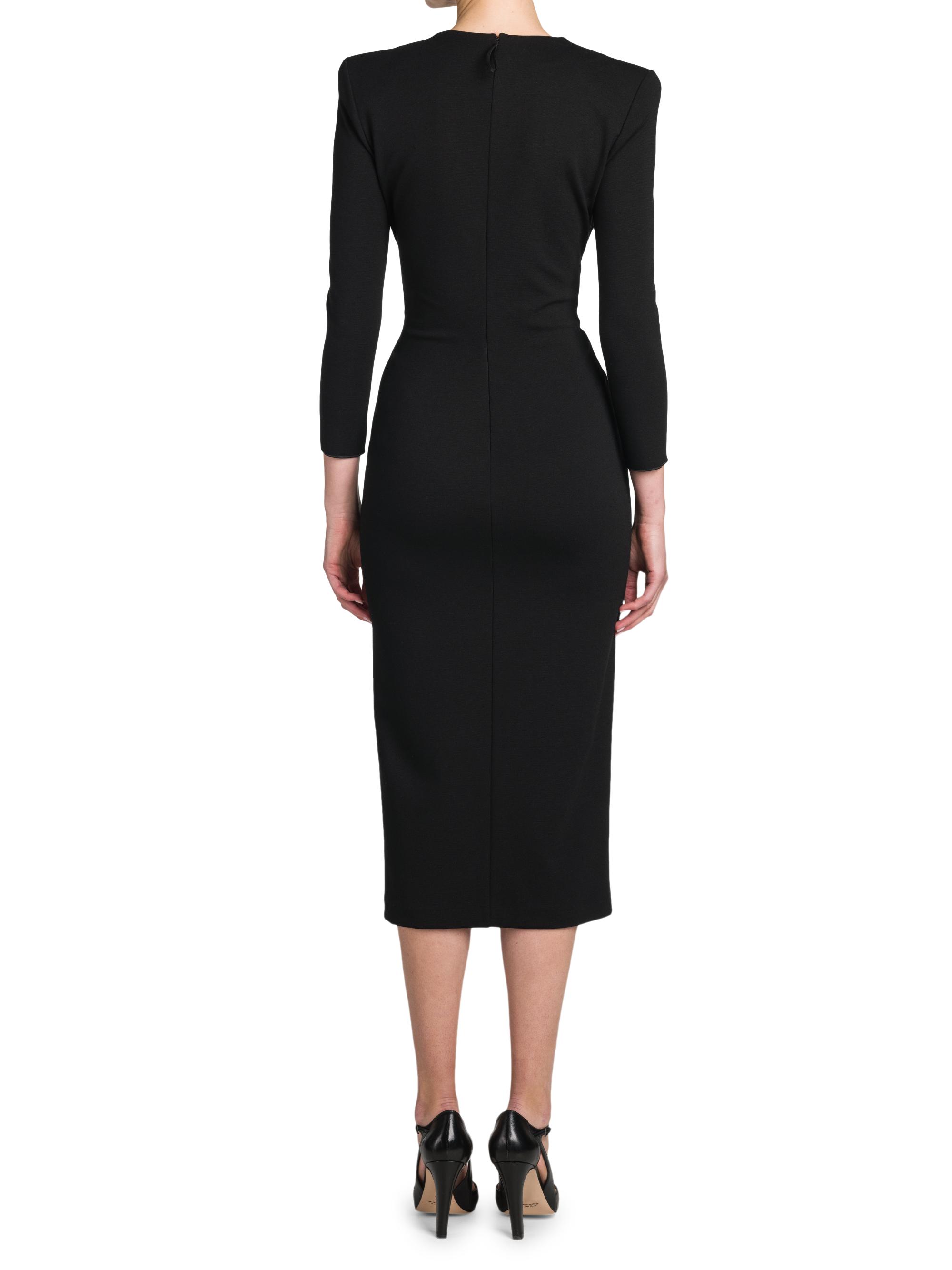 Giorgio Armani Gathered Jersey Sheath Dress | Saks Fifth Avenue