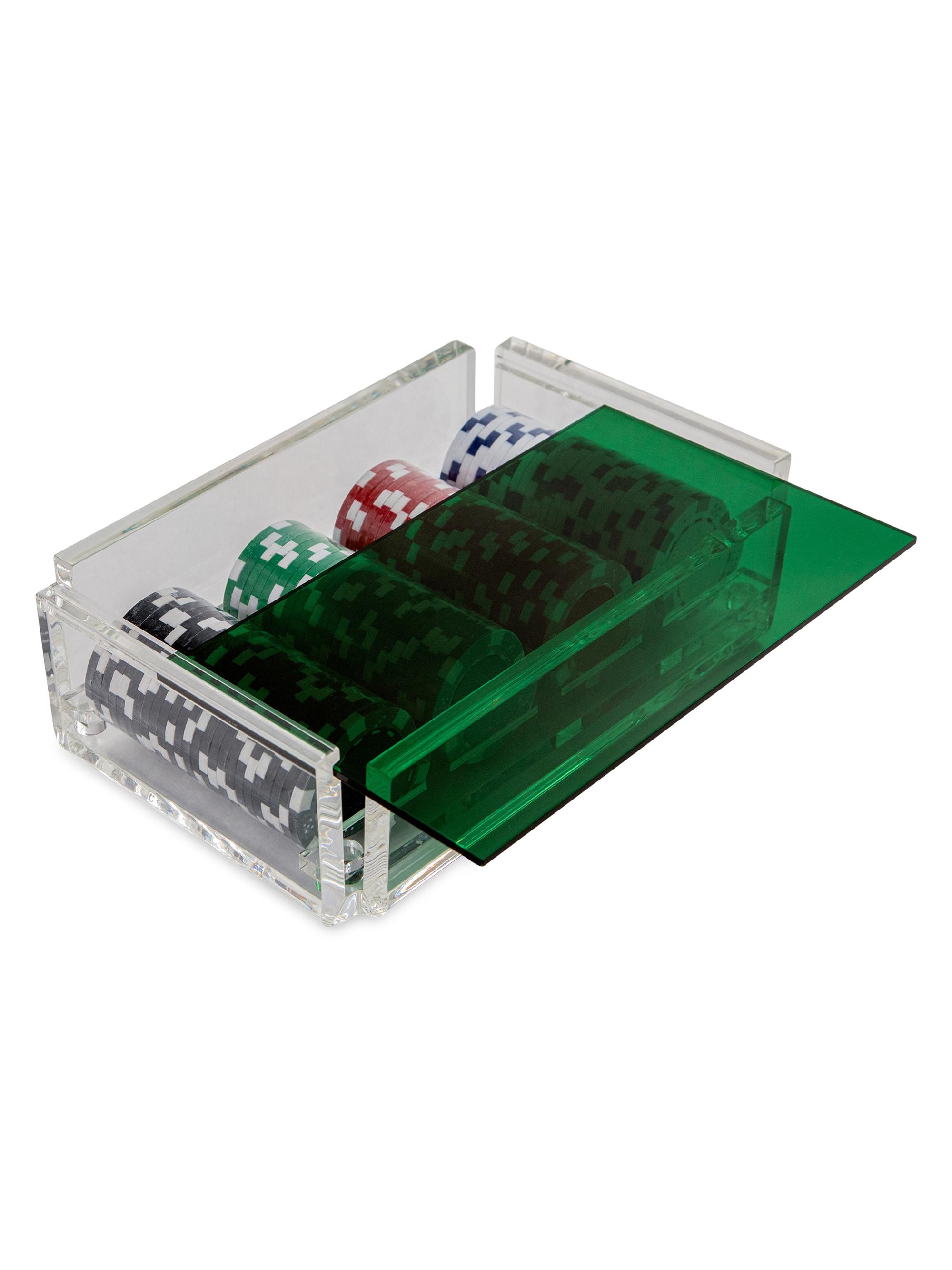 Luxe Dominoes Luxury Poker Chip Set | Saks Fifth Avenue