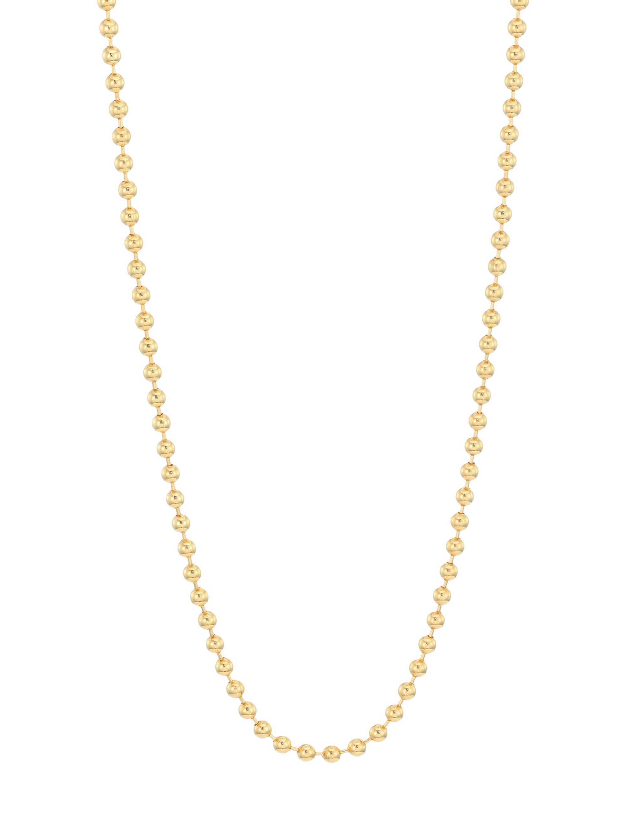 Roberto Coin Women's K Yellow Gold Heavy Beaded Ball Chain Necklace/" - Yellow Gold