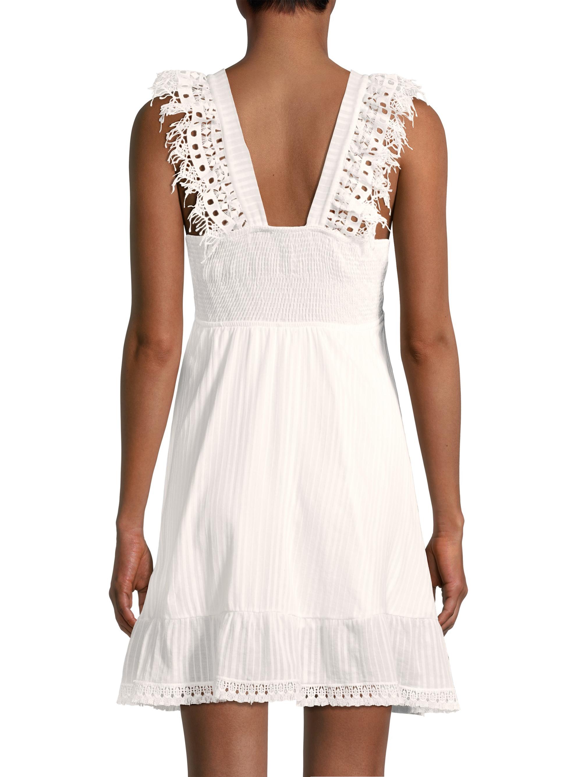 pink lace cap sleeve dress Self-Portrait Dress main image 0