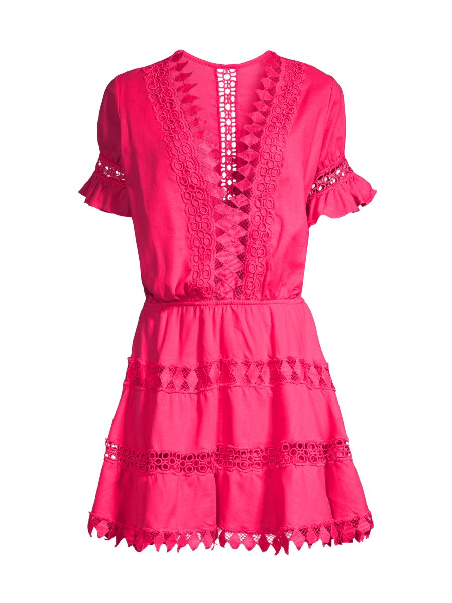 Shop Peixoto Ora Embroidered Mini Dress | Saks Fifth Avenue Shop Peixoto Ora Embroidered Mini Dress | Saks Fifth Avenue