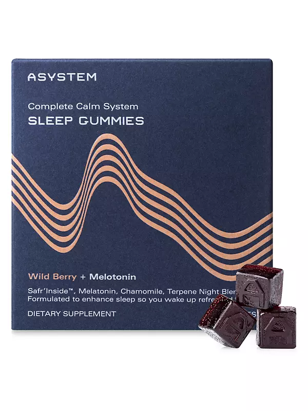 Shop Asystem Complete Calm Wild Berry Melatonin Sleep Gummies