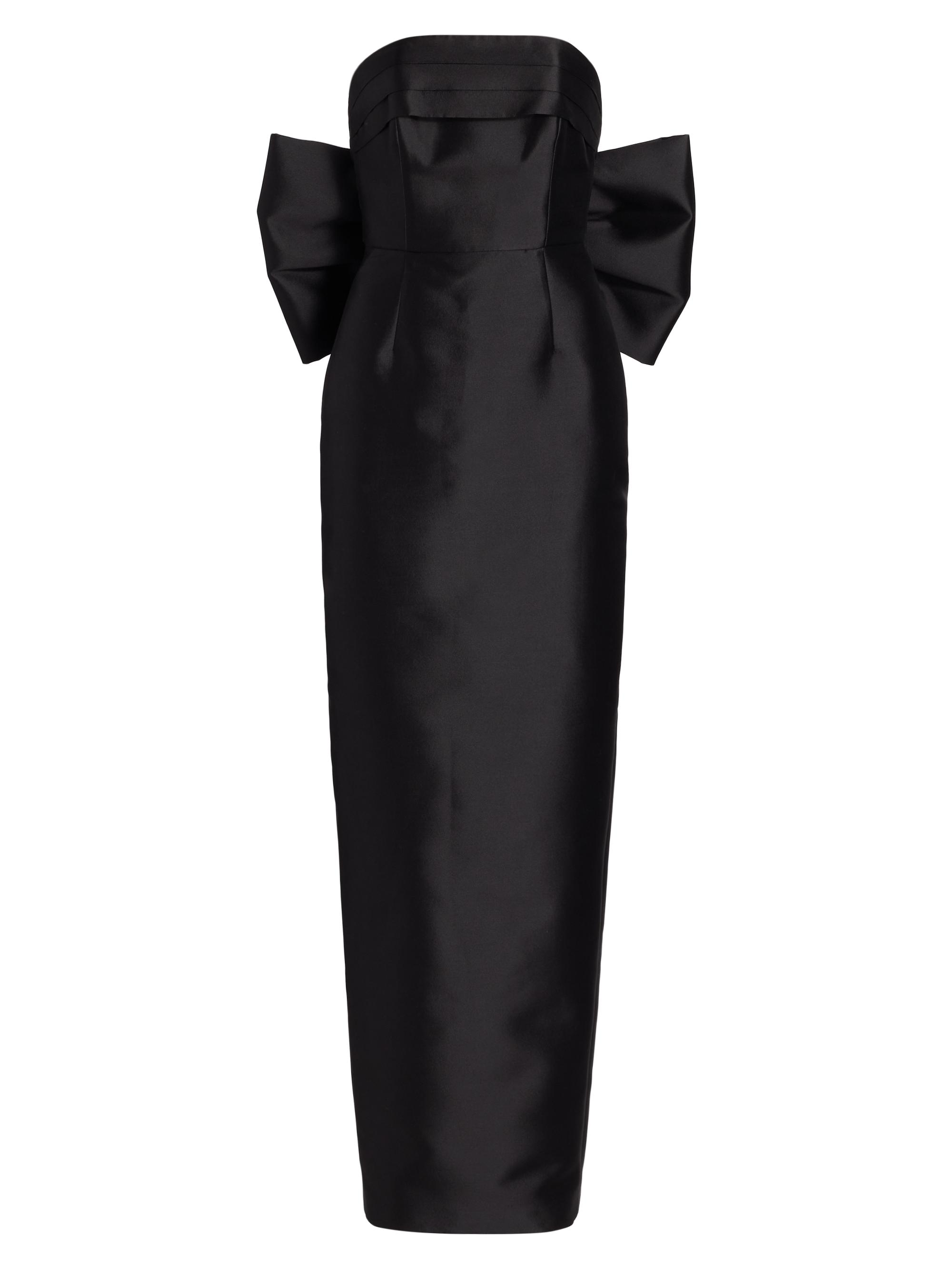 Alexia María Women's Magnolia Column Gown - Black