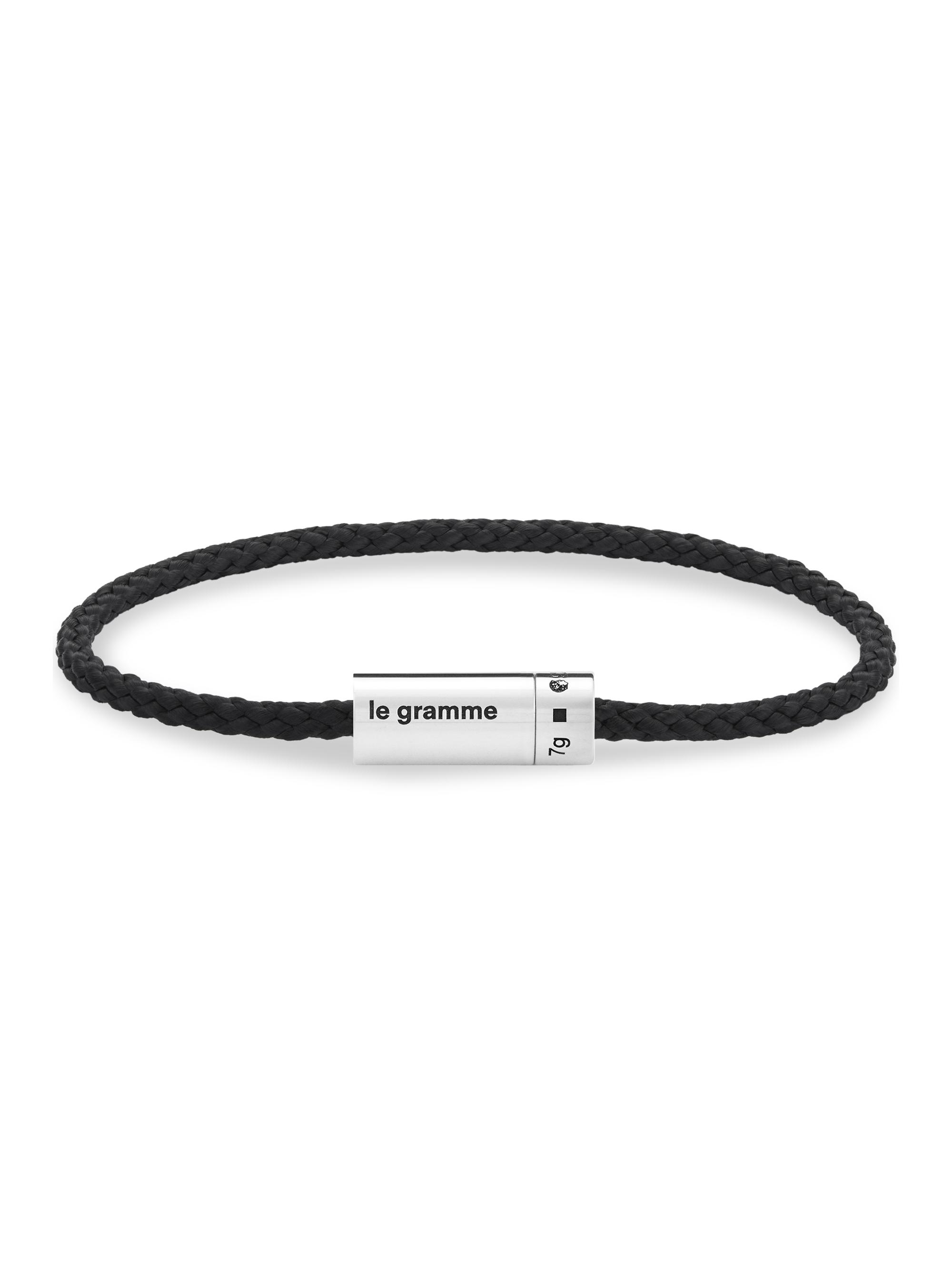 Le Gramme 9 Grams Cable bracelet - Silver