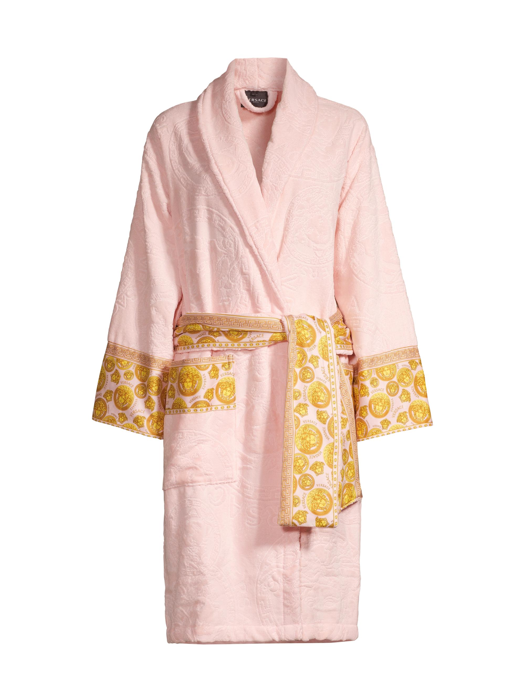 Versace Medusa Logo Plush Bathrobe Saks Fifth Avenue