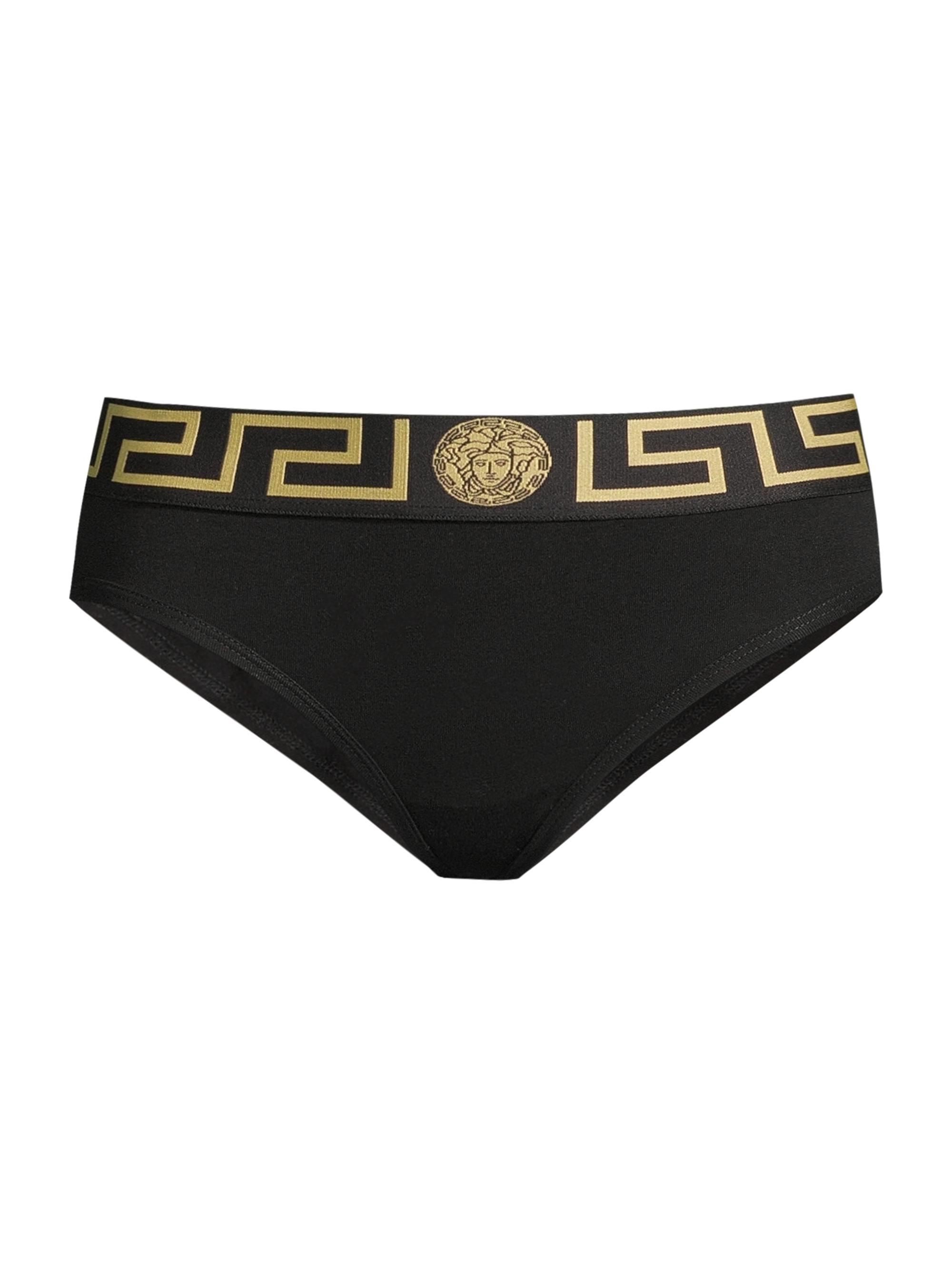 Versace Greek Key Bikini-Cut Panty | Saks Fifth Avenue