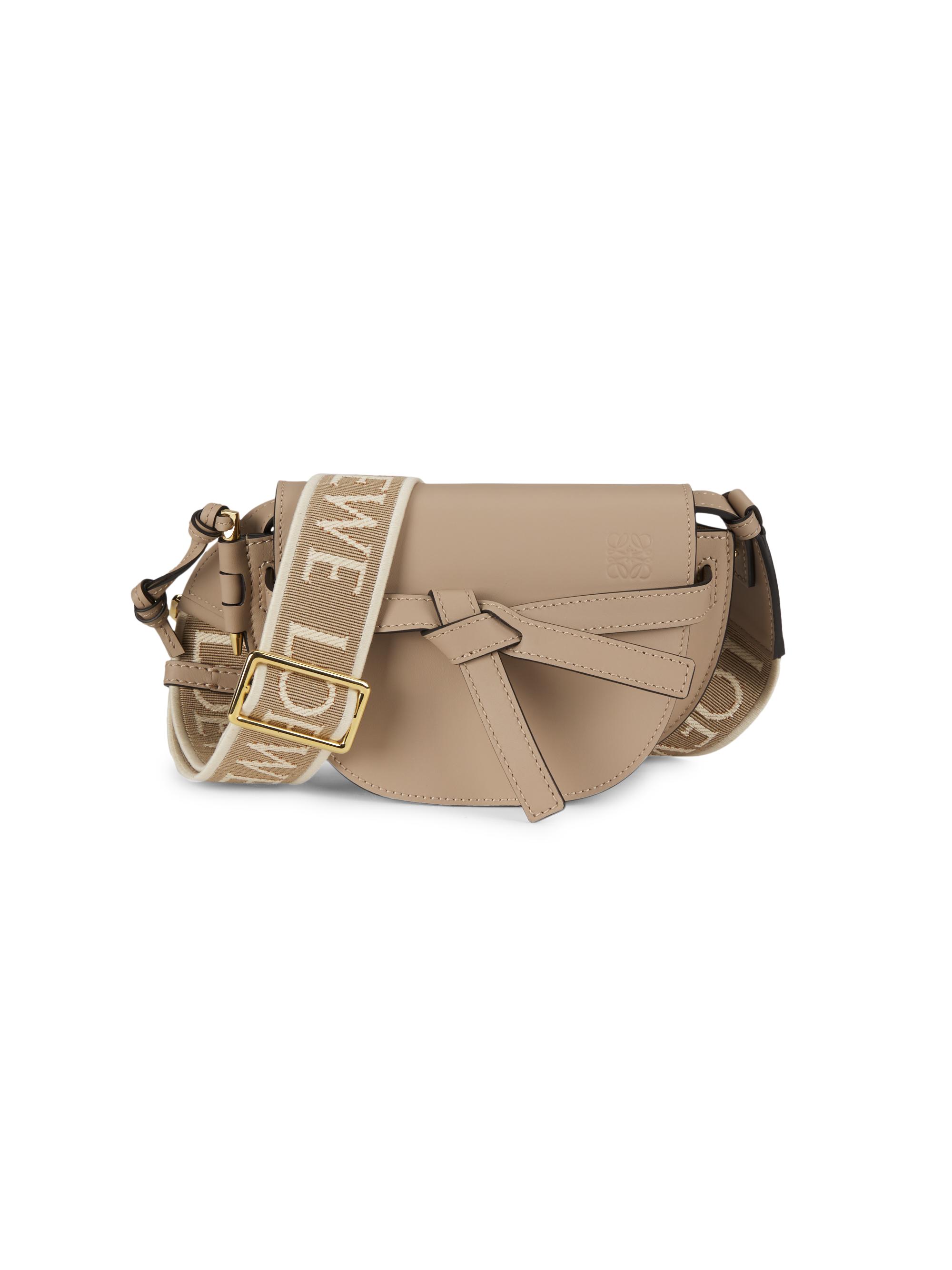 LOEWE Women's Mini Gate Dual Leather Bag - Sand