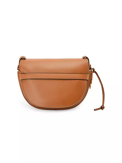 Loewe White/Brown Leather Gate Anagram Bucket Bag Loewe | The Luxury Closet