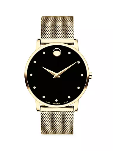 Museum Classic Goldtone Stainless Steel Bracelet Watch