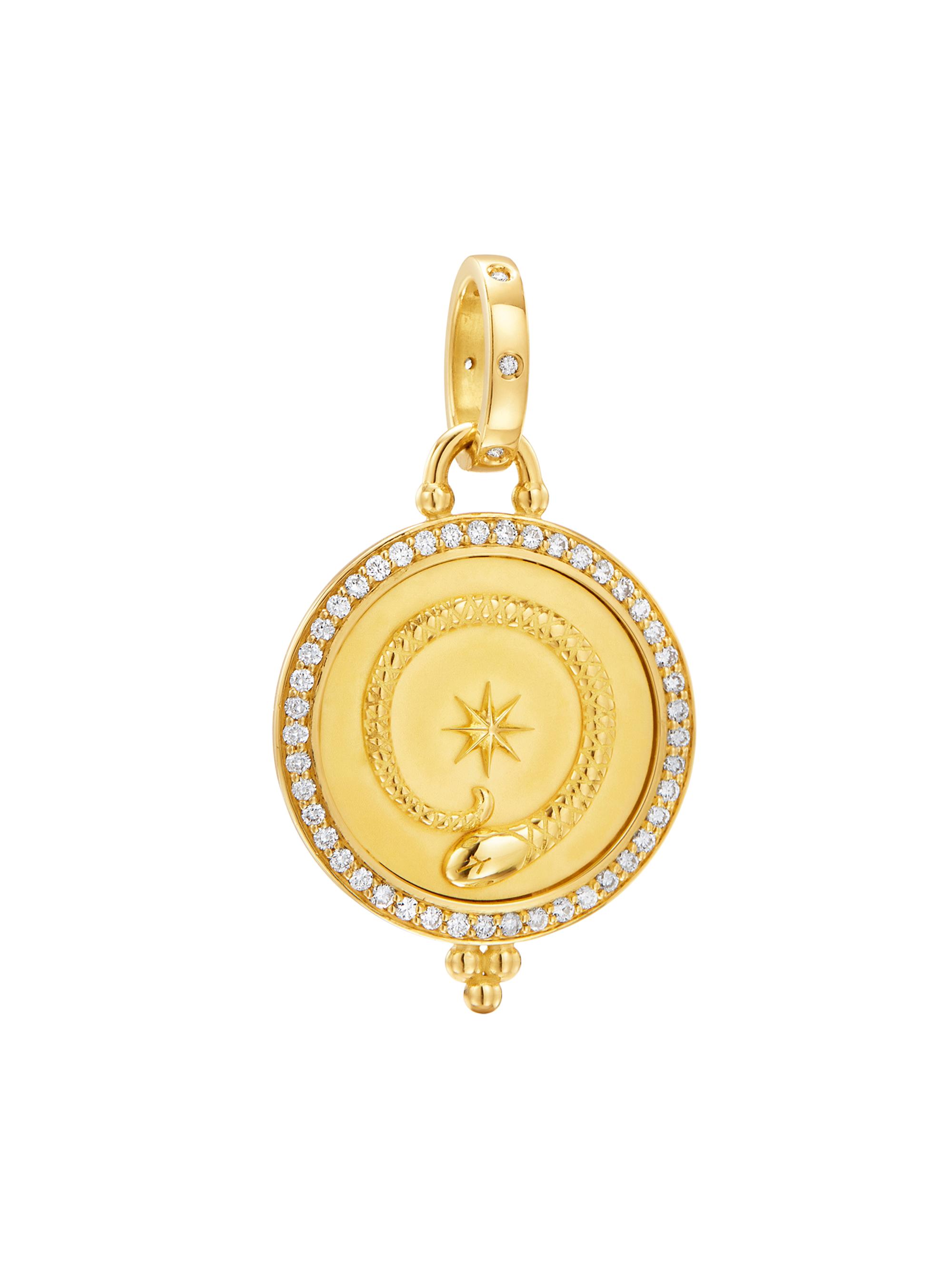 Temple St. Clair Women's Terra 18K Yellow Gold & Diamond Pendant - Yellow Gold