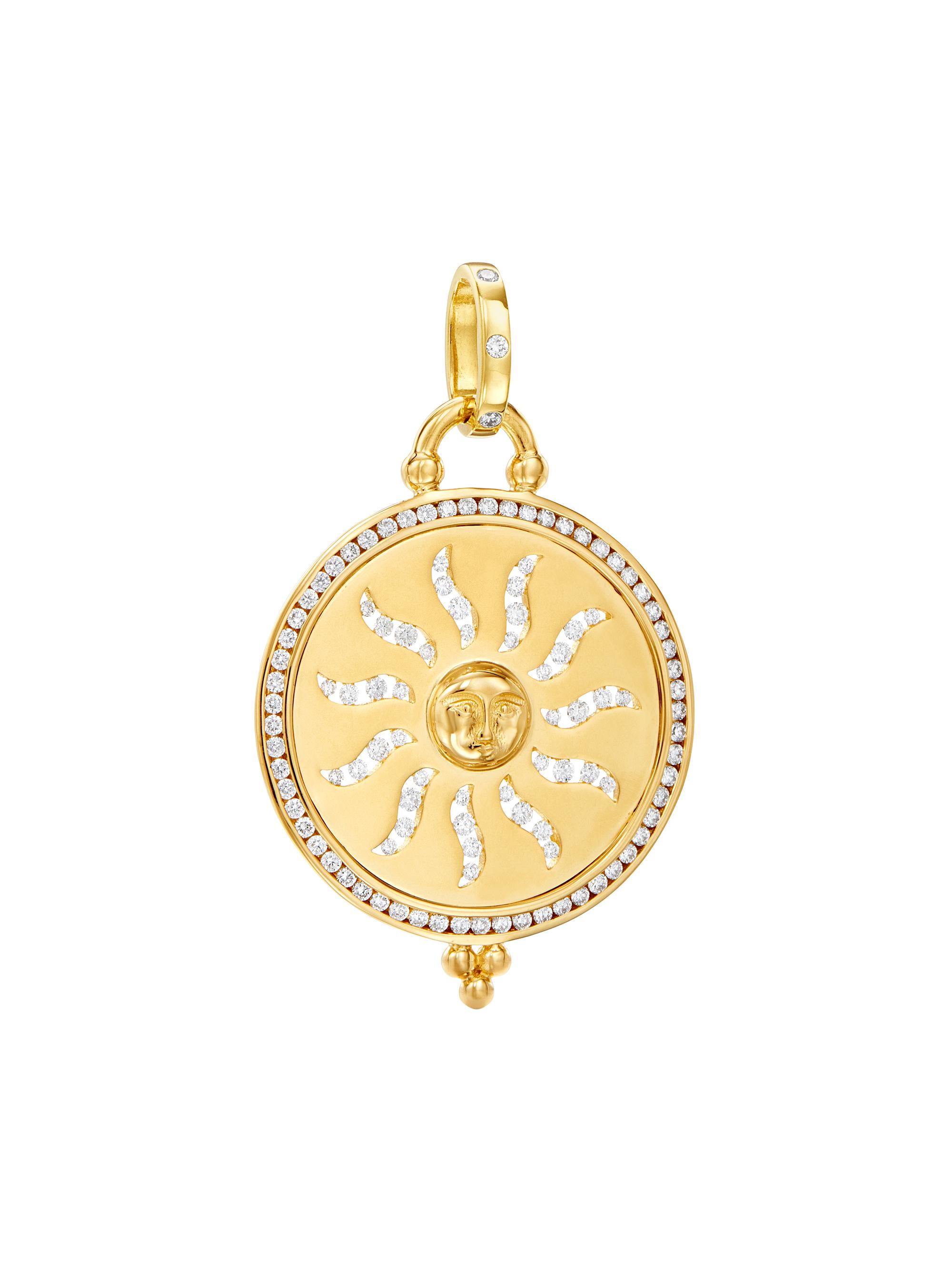 Temple St. Clair Women's Sole Aria 18K Yellow Gold & Diamond Pendant - Yellow Gold