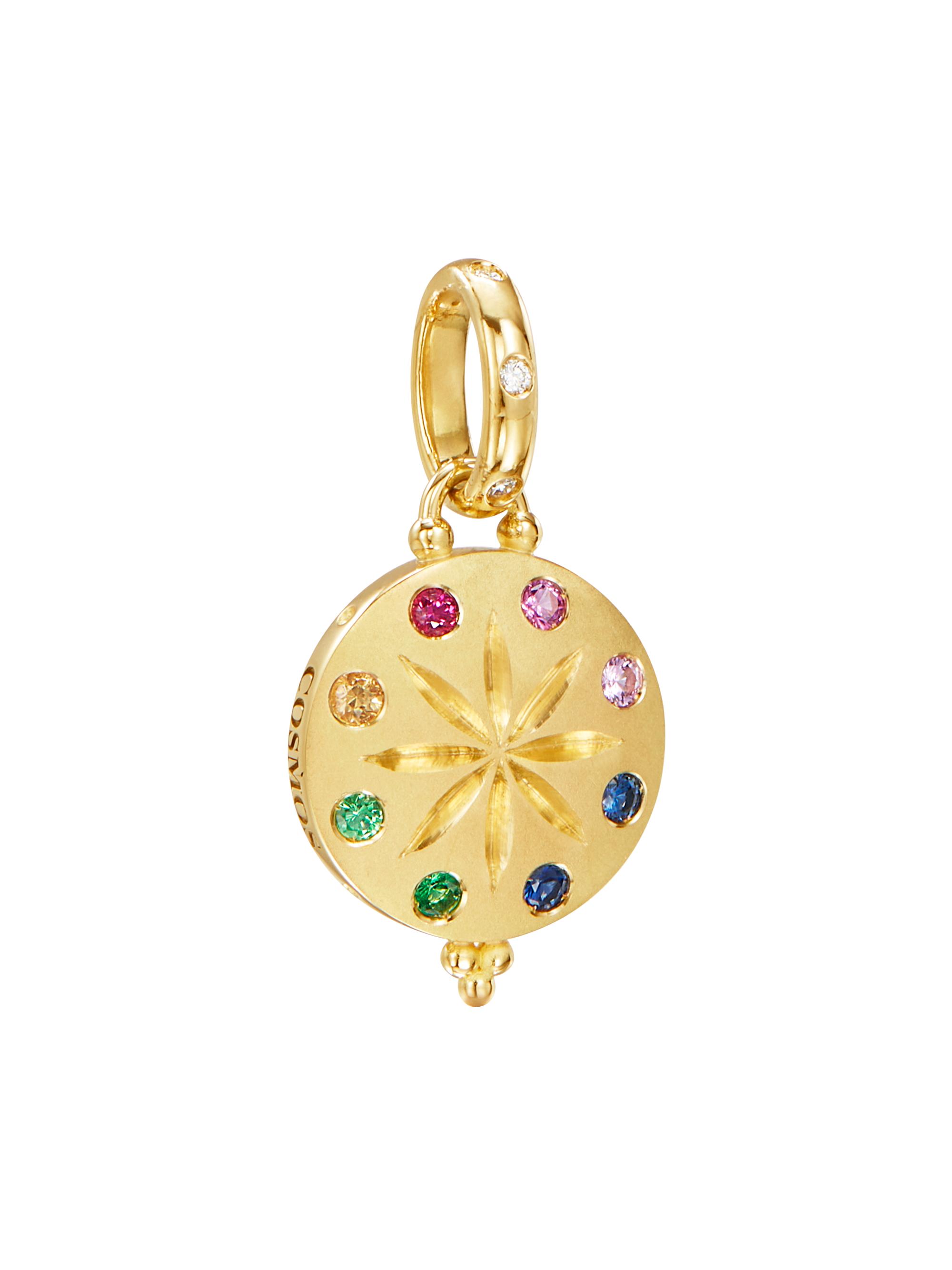 Temple St. Clair Women's Horizon 18K Yellow Gold & Multi-Stone Pendant - Yellow Gold