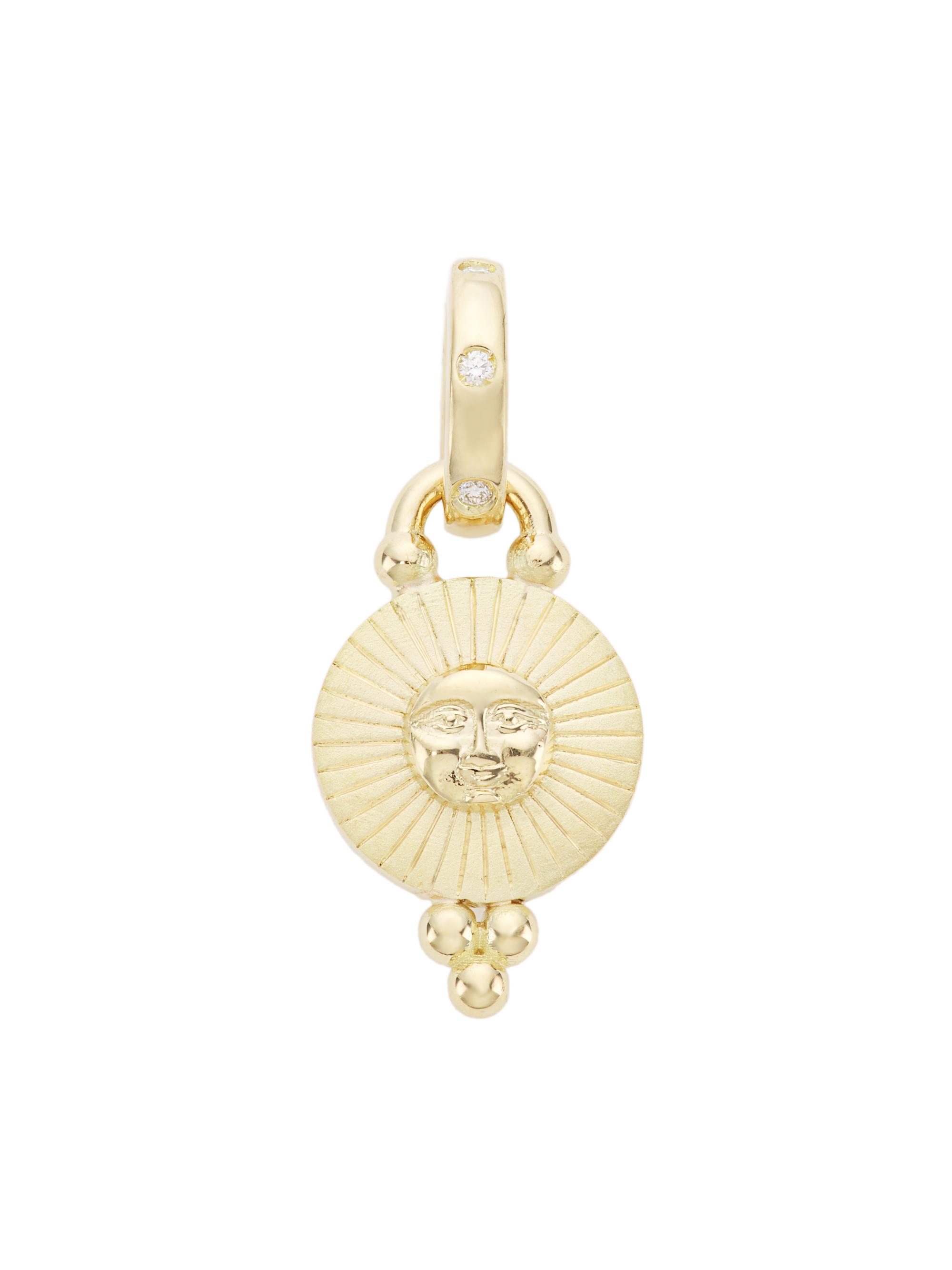 Temple St. Clair Women's Mini Sole 18K Yellow Gold & Diamond Pendant - Yellow Gold
