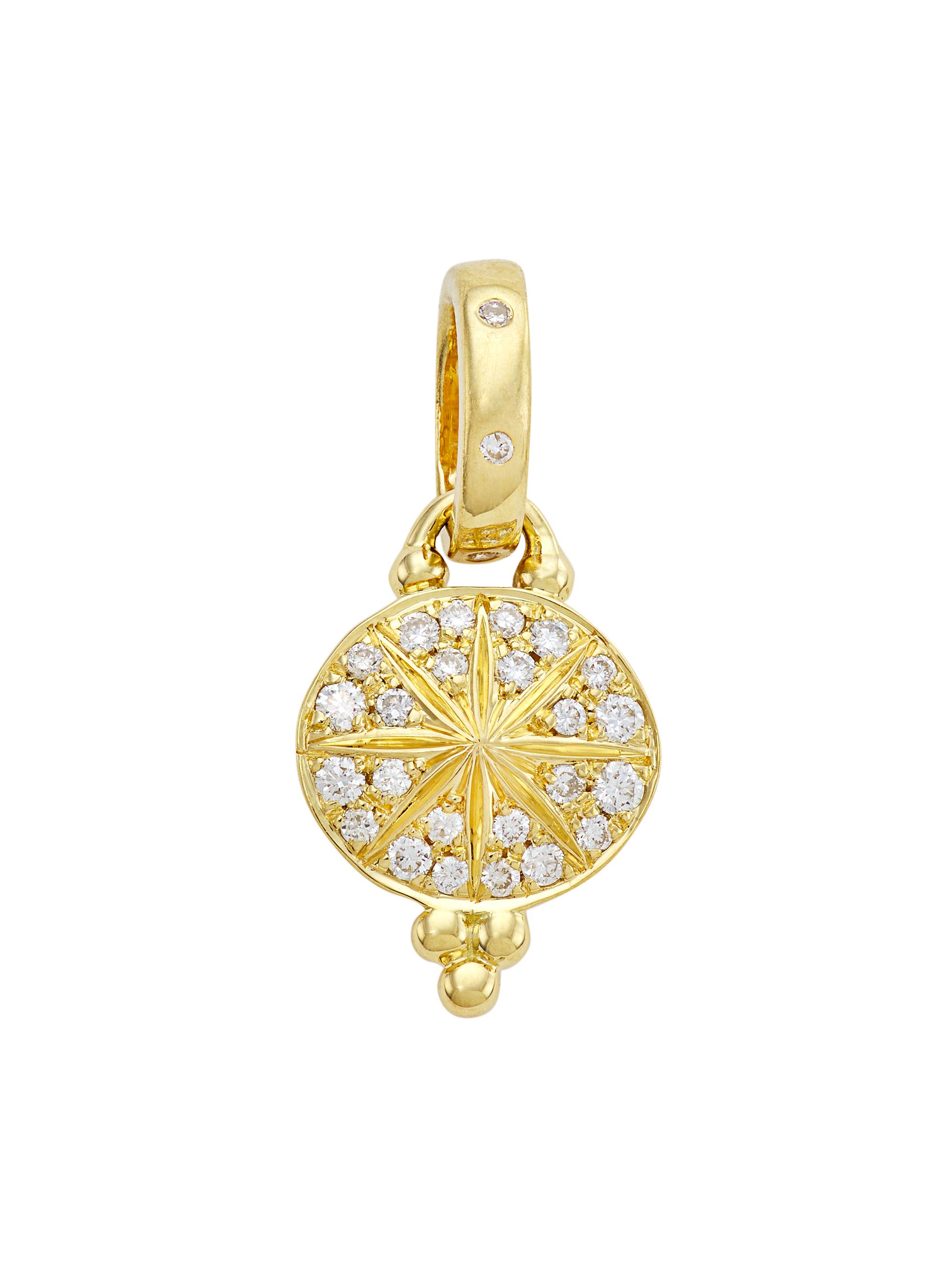 Temple St. Clair Women's Sorcerer Mini 18K Yellow Gold & Diamond Pendant - Yellow Gold