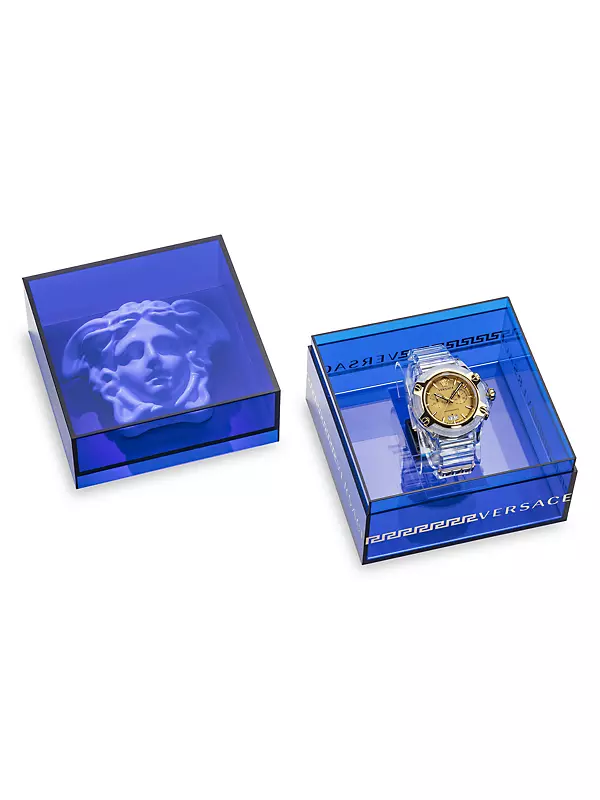 Shop Versace Icon Active Silicone Strap Chronograph Watch | Saks