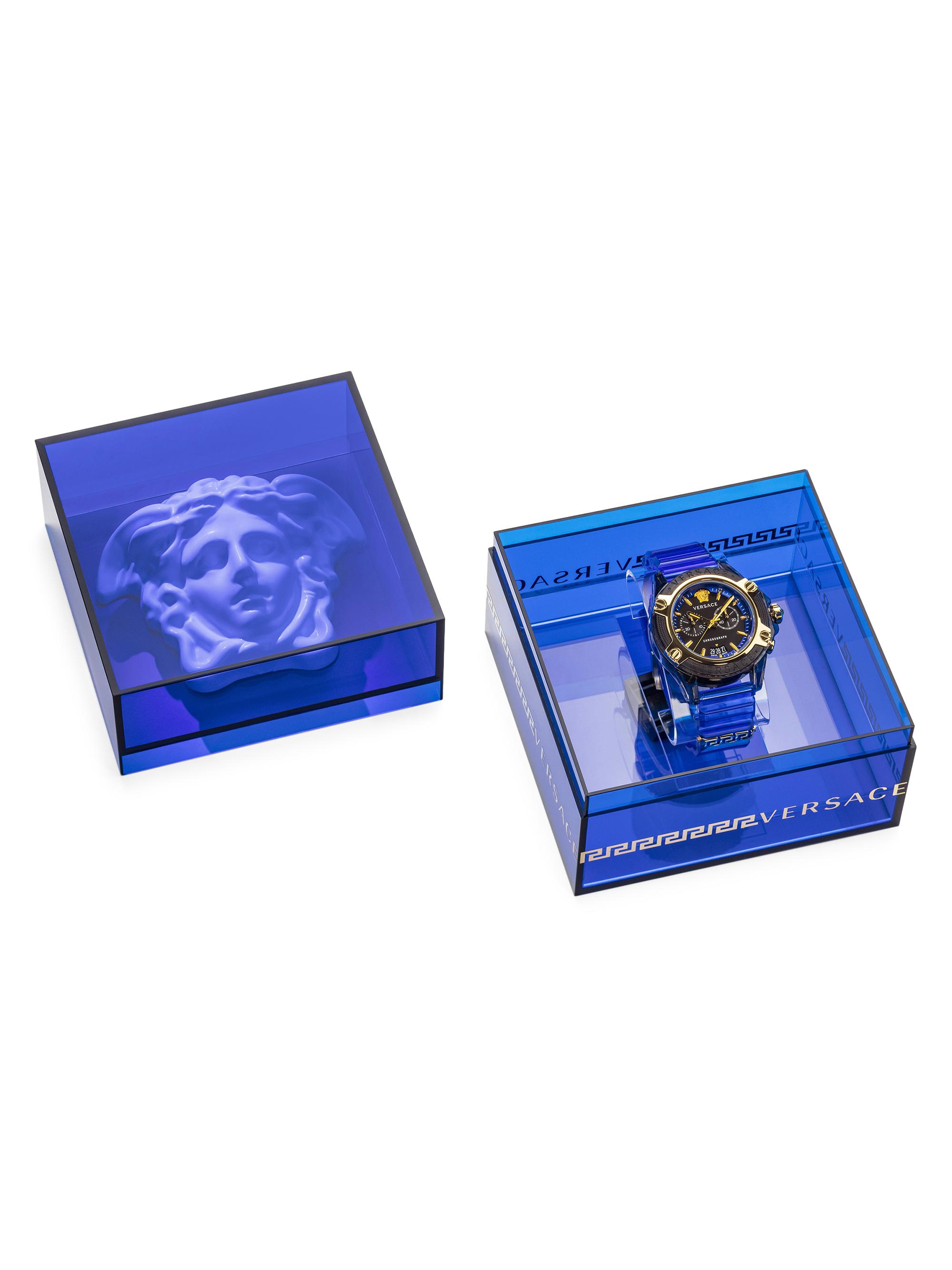 Versace Icon Active Silicone Strap Chronograph Watch | Saks Fifth Avenue
