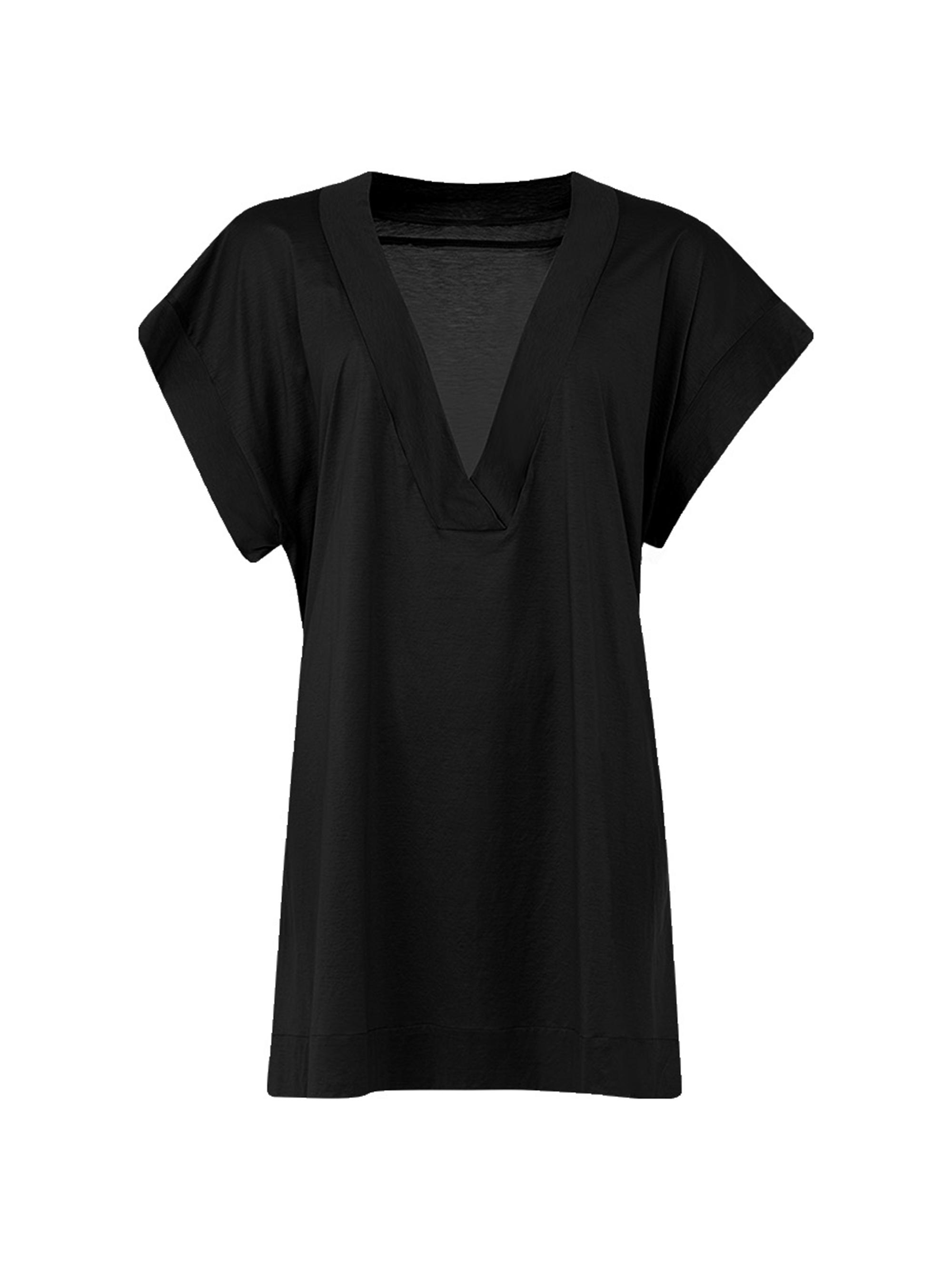 ERES Women's Renee V-Neck T-Shirt Cover-Up - Noir