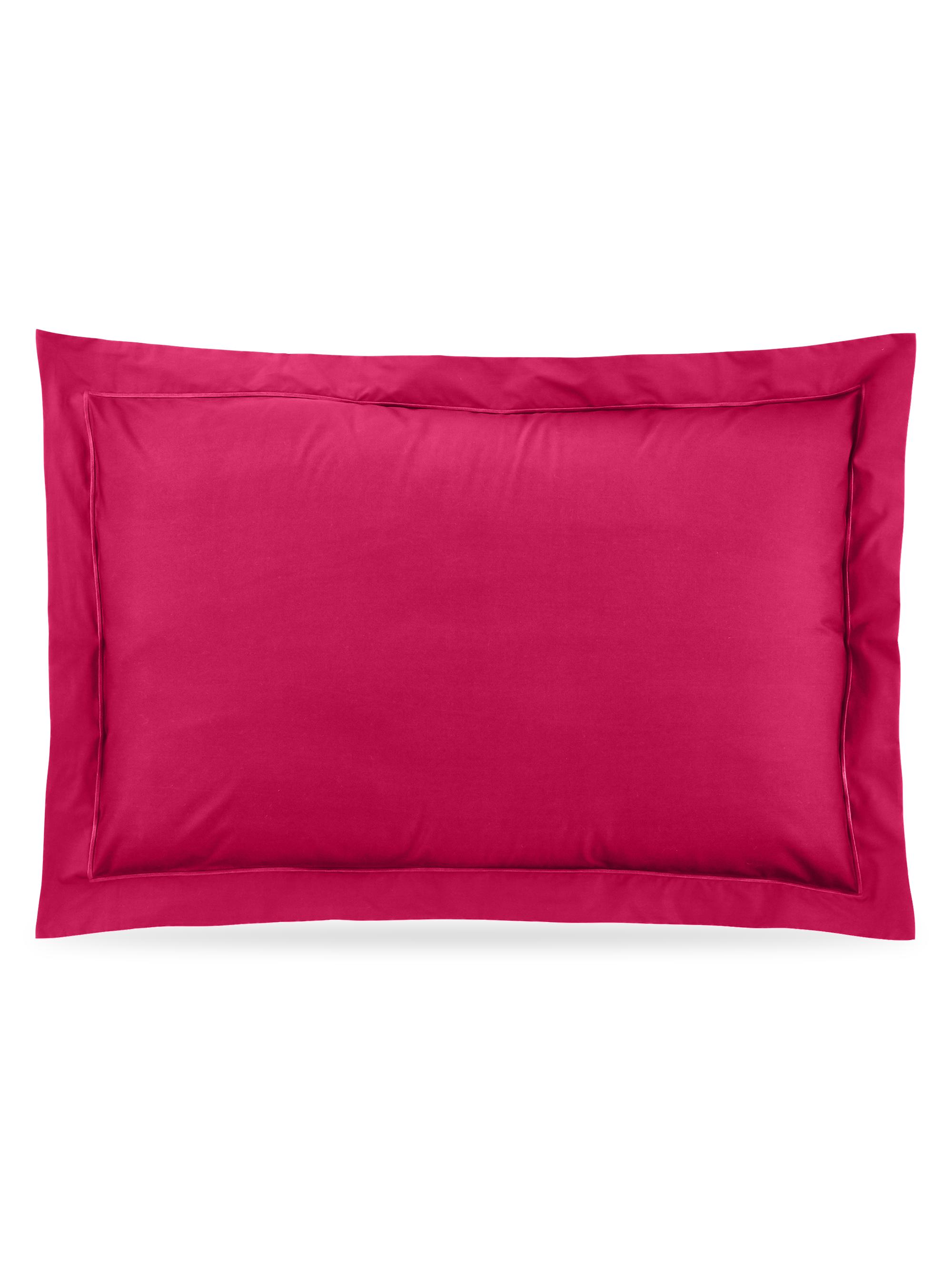 Anne de Solène Vexin Framboise 200 Thread Count Sham - Red Full
