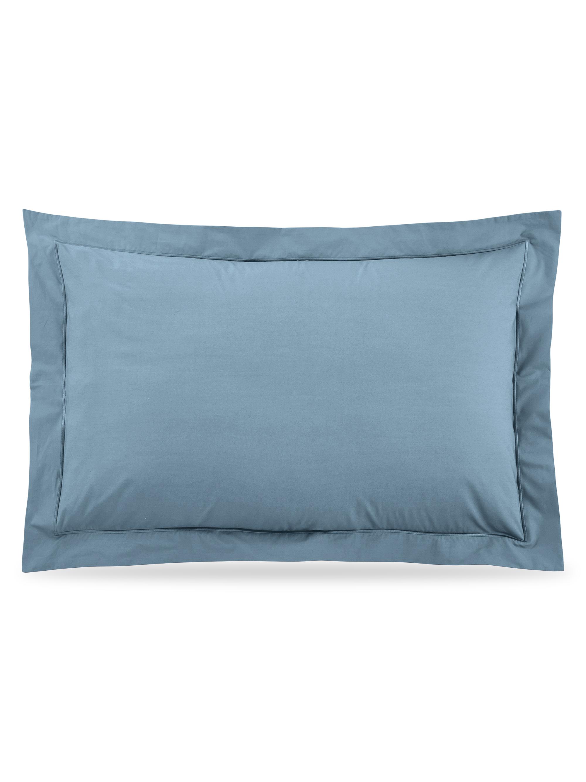 Anne de Solène Vexin Orage 200 Thread Count Standard Sham - Blue King