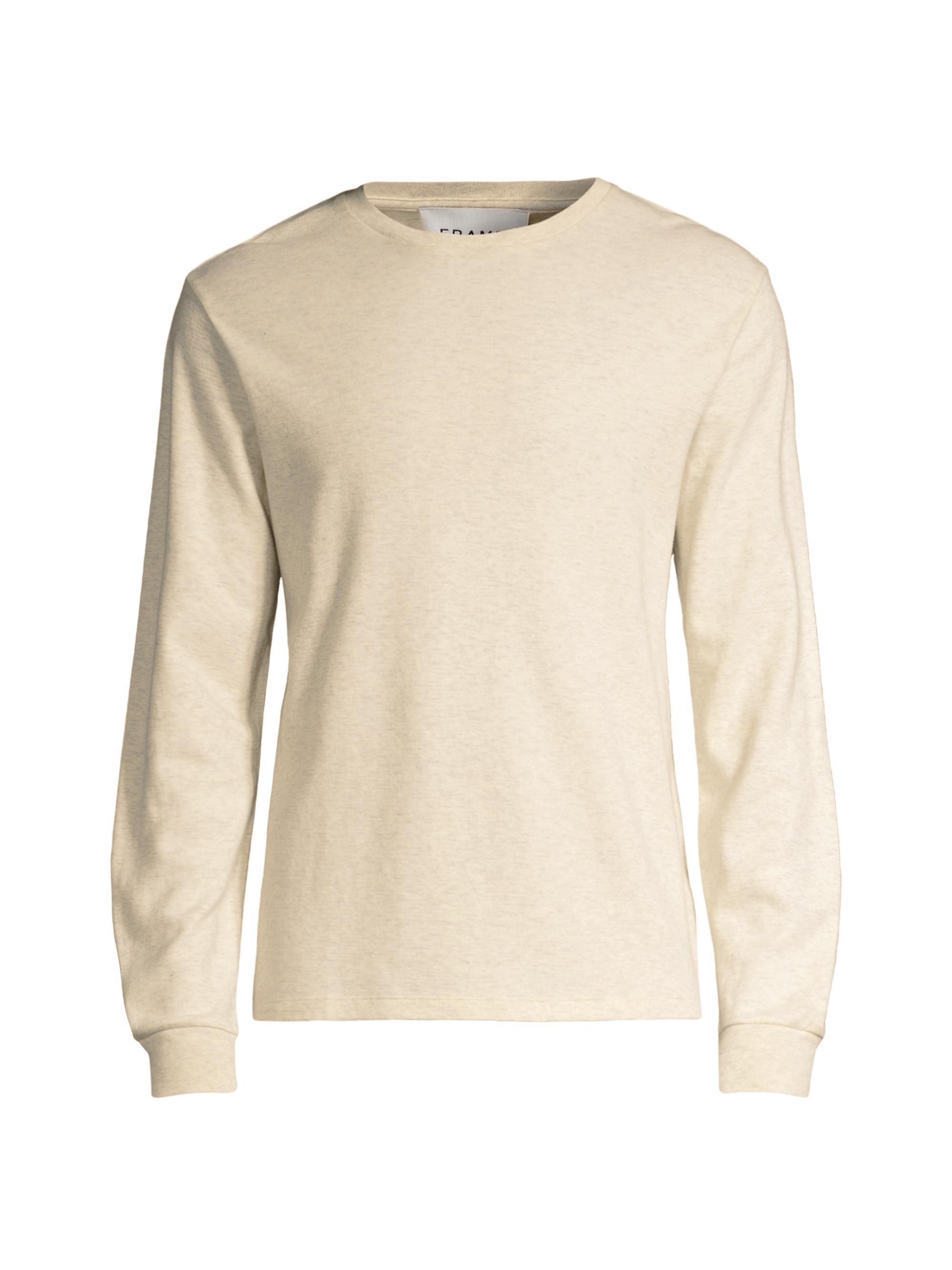 Saks Fifth Avenue Men's Duo Fold Crewneck Sweatshirt - Oatmeal