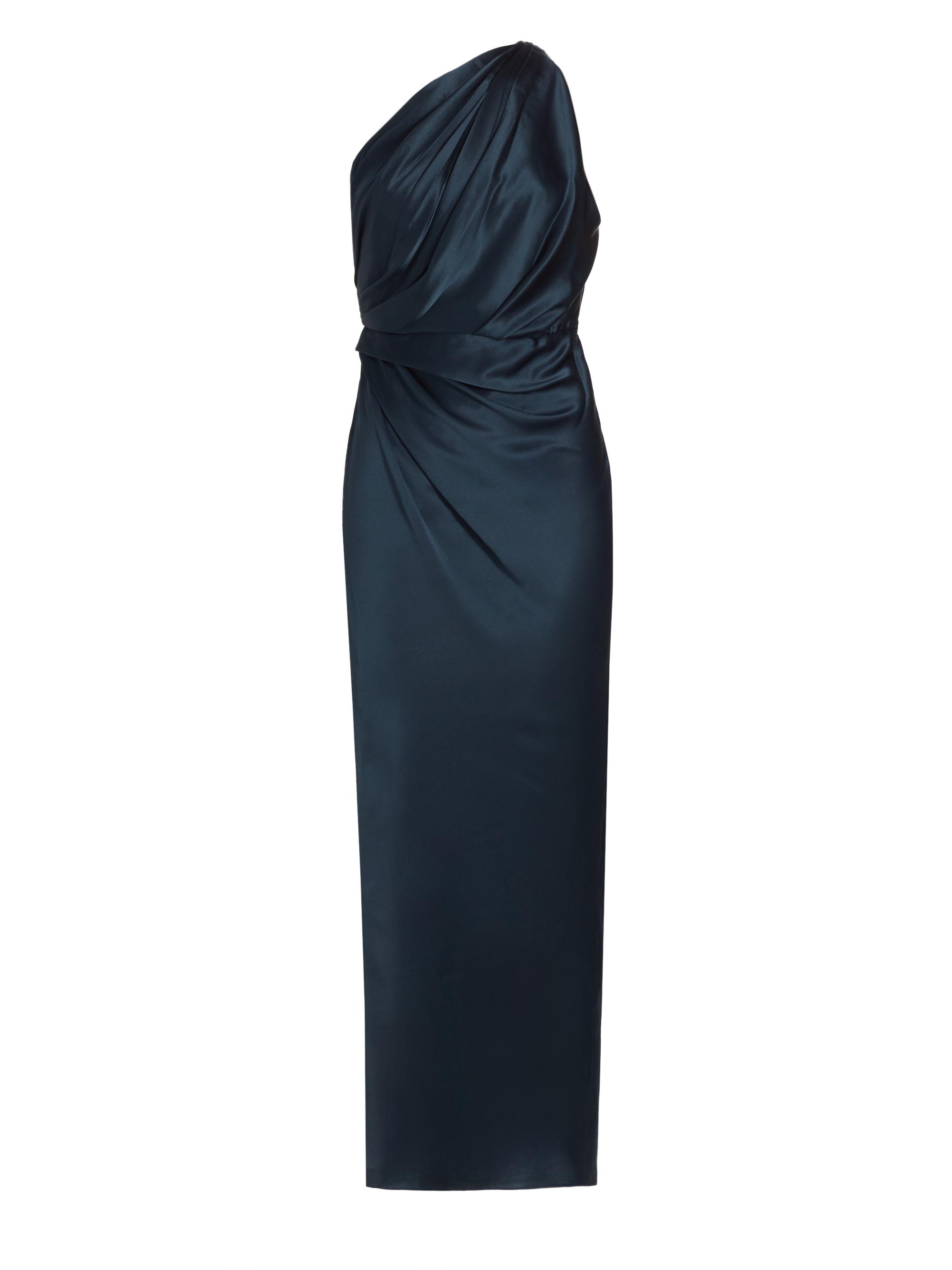 The Sei Women's One-Shoulder Silk Gown - Night