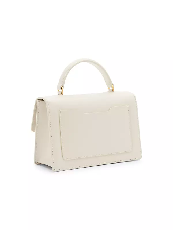 Jitney 1.4 leather crossbody bag Off-White White in Leather - 34944067
