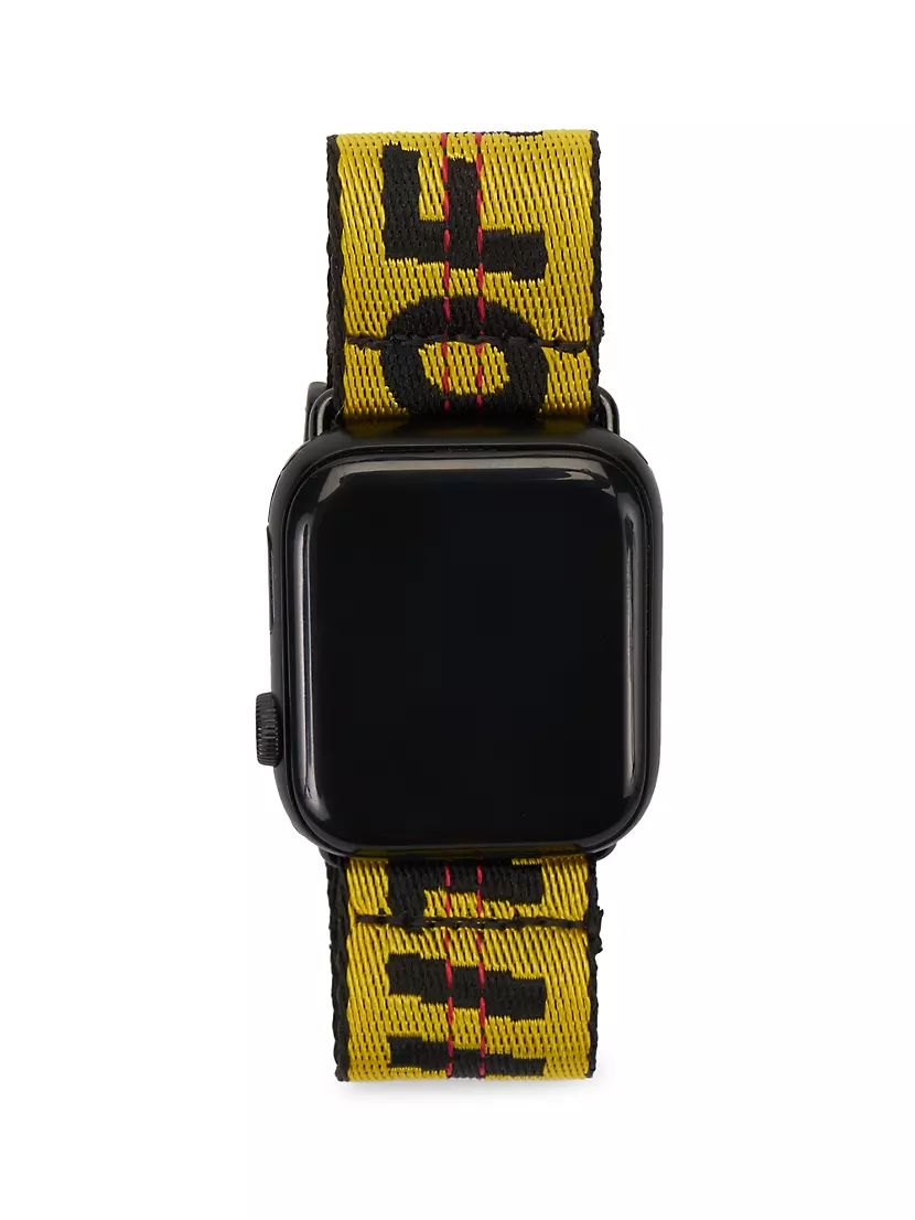 Off White (OW) Apple Watch Band (Classic Yellow/Black) – Inspire