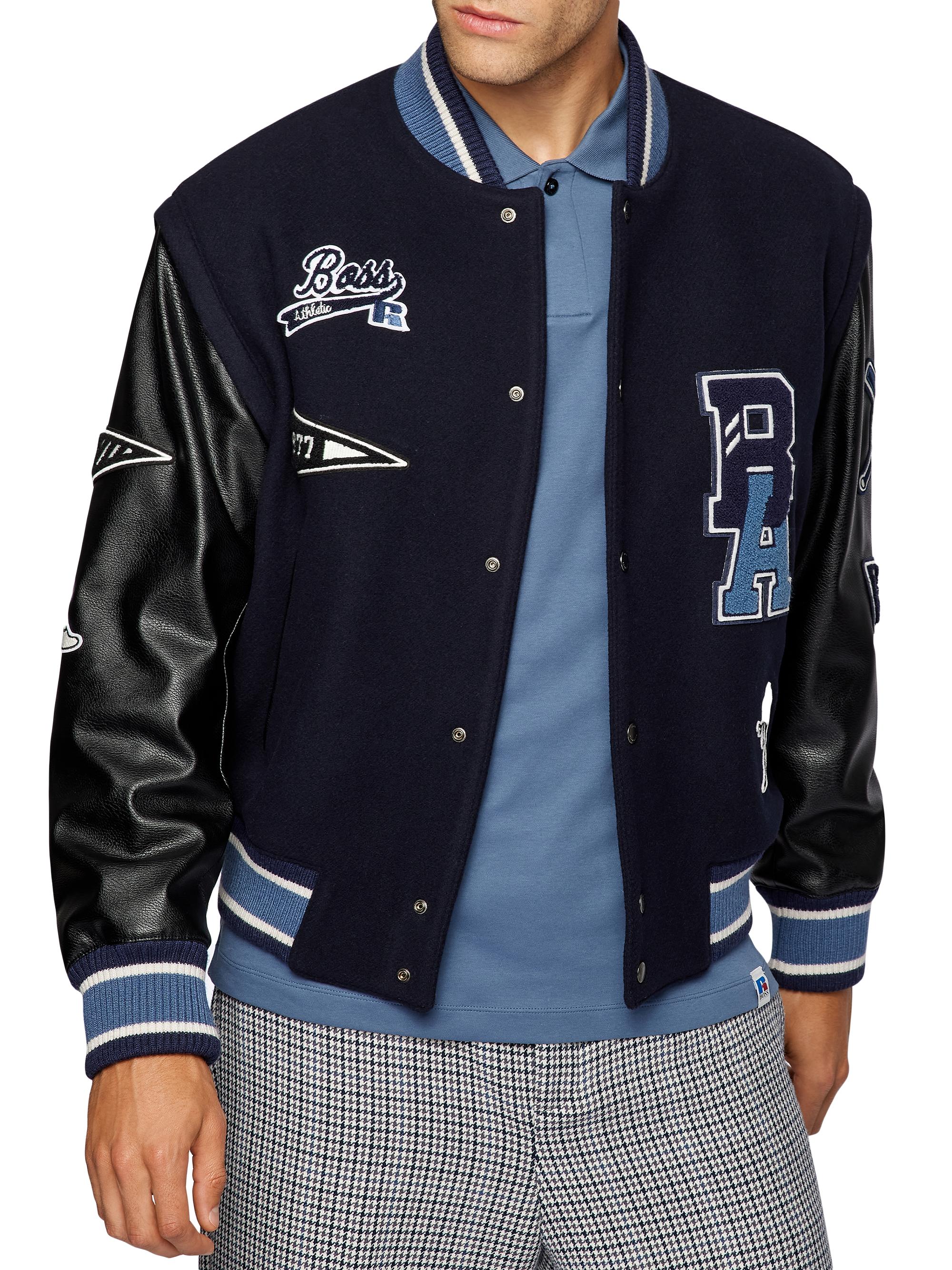 boss letterman jacket