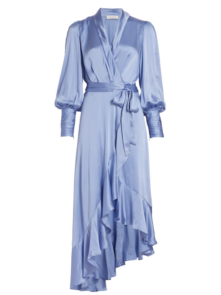 Zimmermann Silk Wrap Midi-Dress | Saks Fifth Avenue