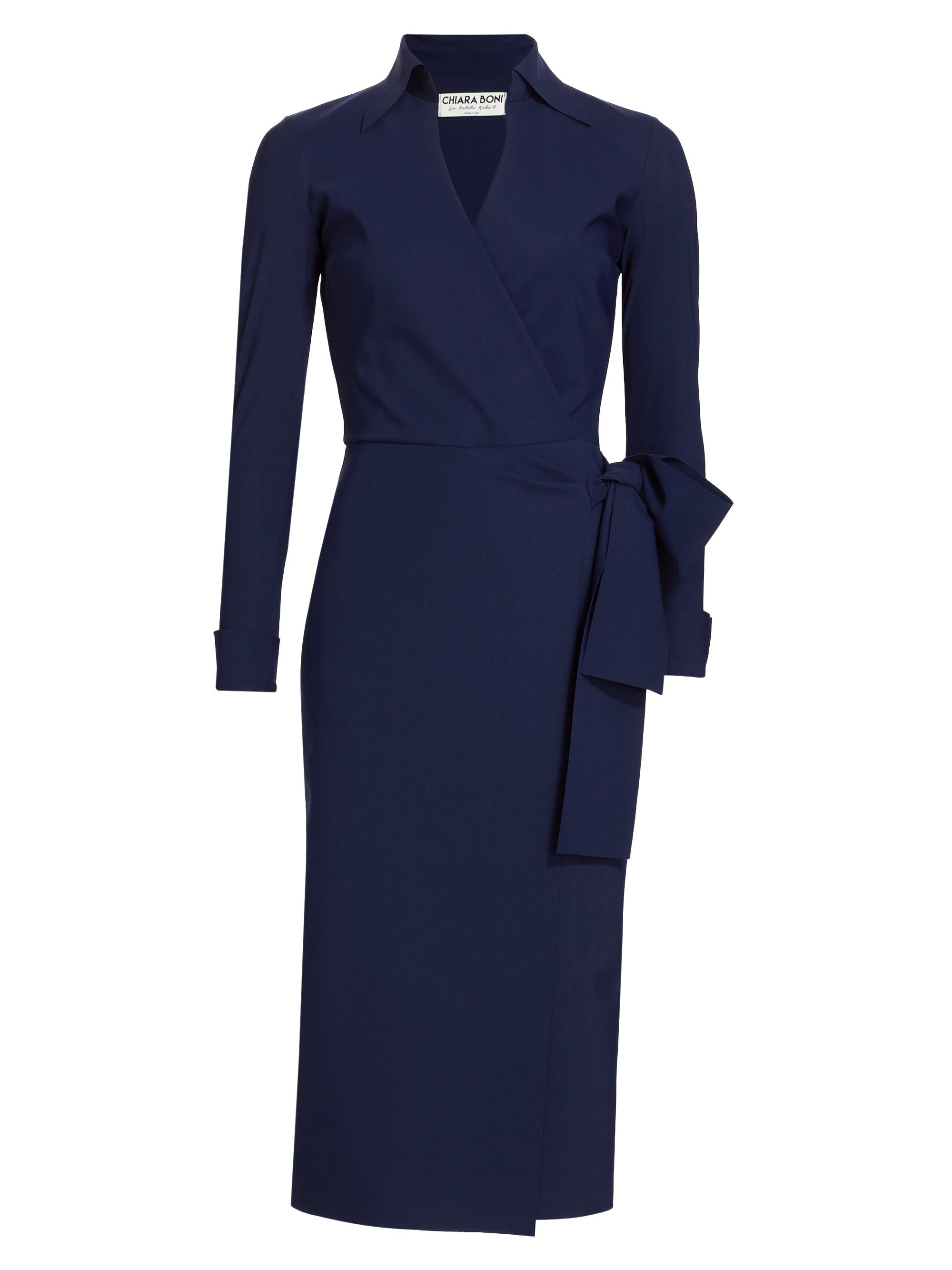 Chiara Boni La Petite Robe Kamala Matte Jersey Wrap Dress | Saks Fifth  Avenue
