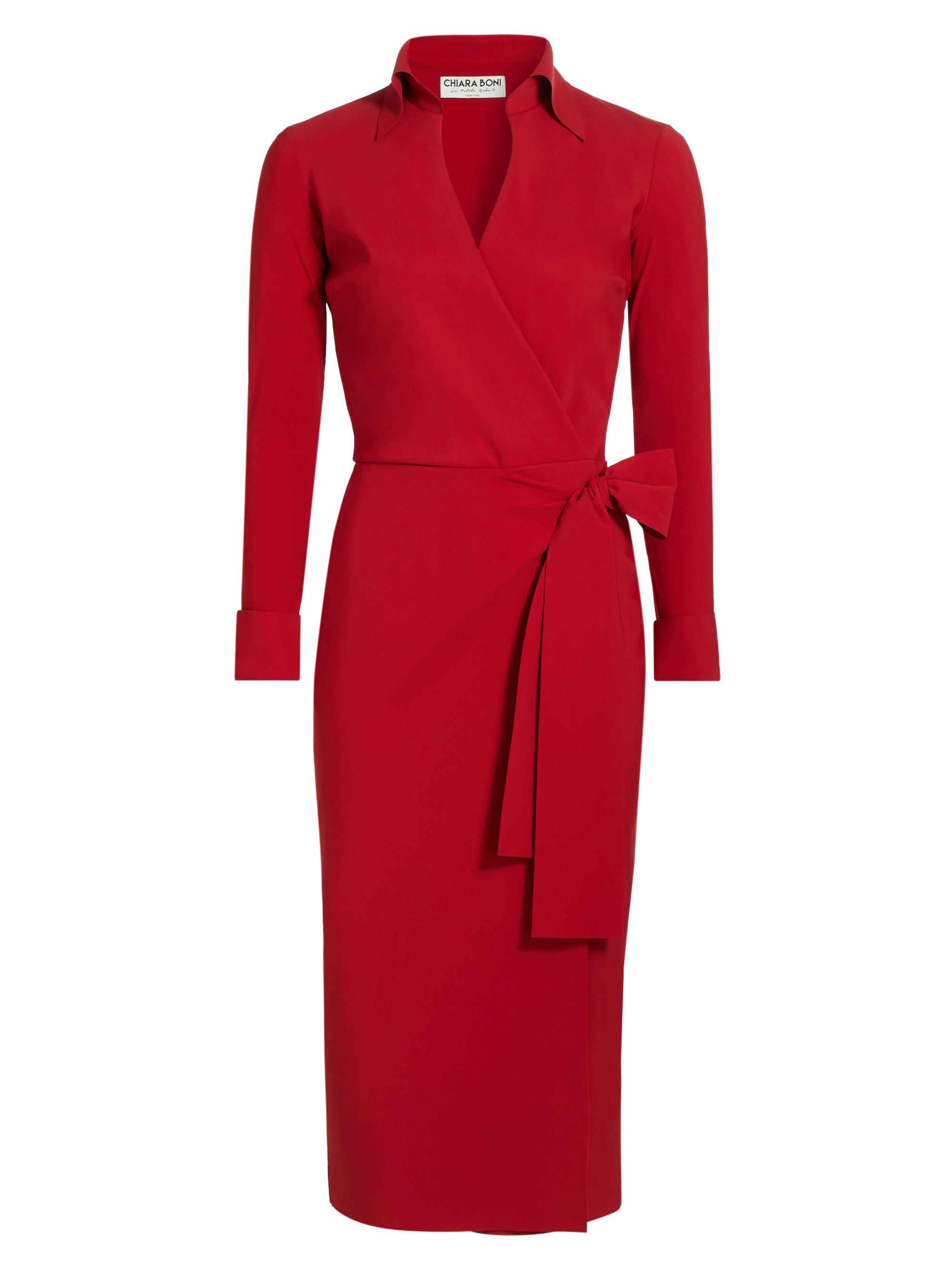 saks red cocktail dress Womens Xeniya for Saks Fifth Avenue Silk Cocktail Dress Size 4 Red Color  $275