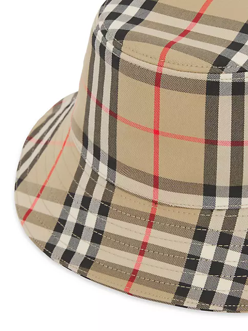 Burberry Giant Check Bucket Hat