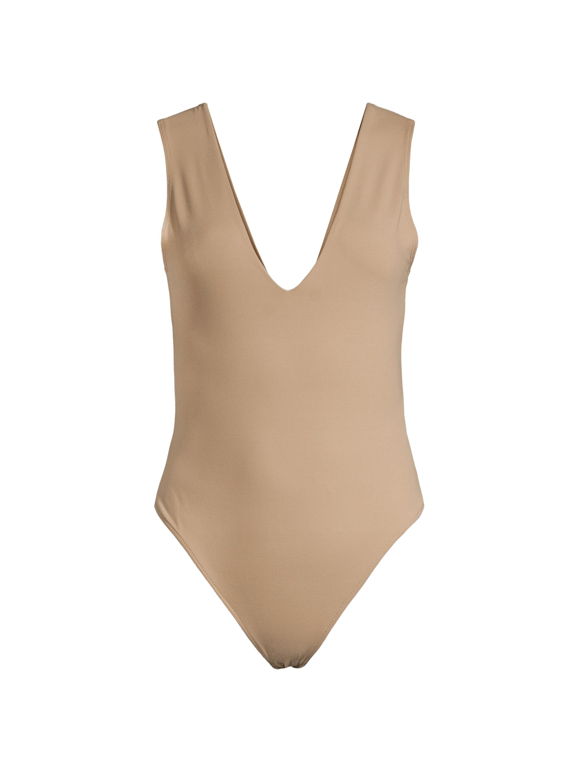 Free People Women's Keep It Sleek Bodysuit - Tan