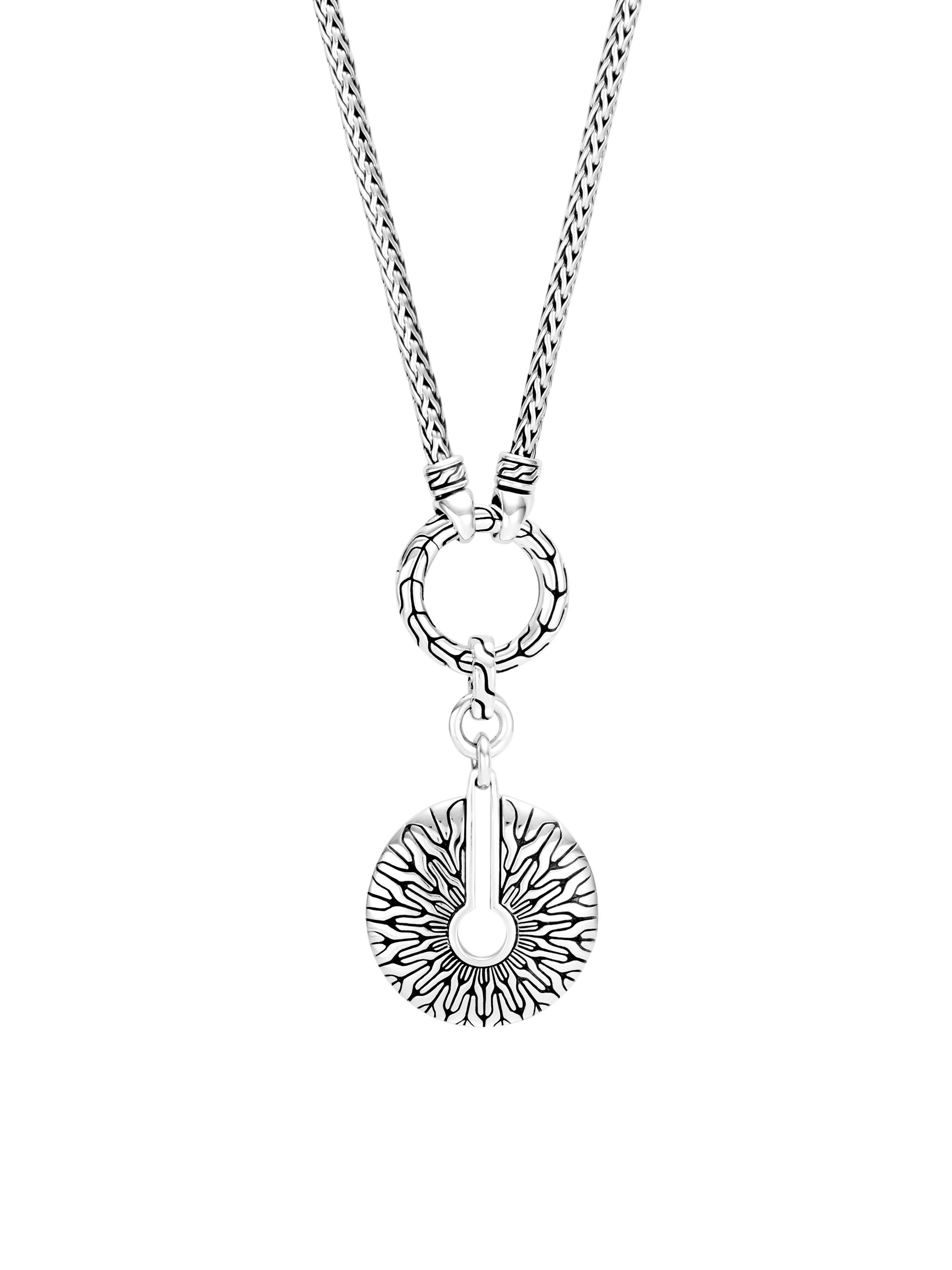 John Hardy Women's Chain Classic Sterling Silver Amulet Pendant Necklace - Silver