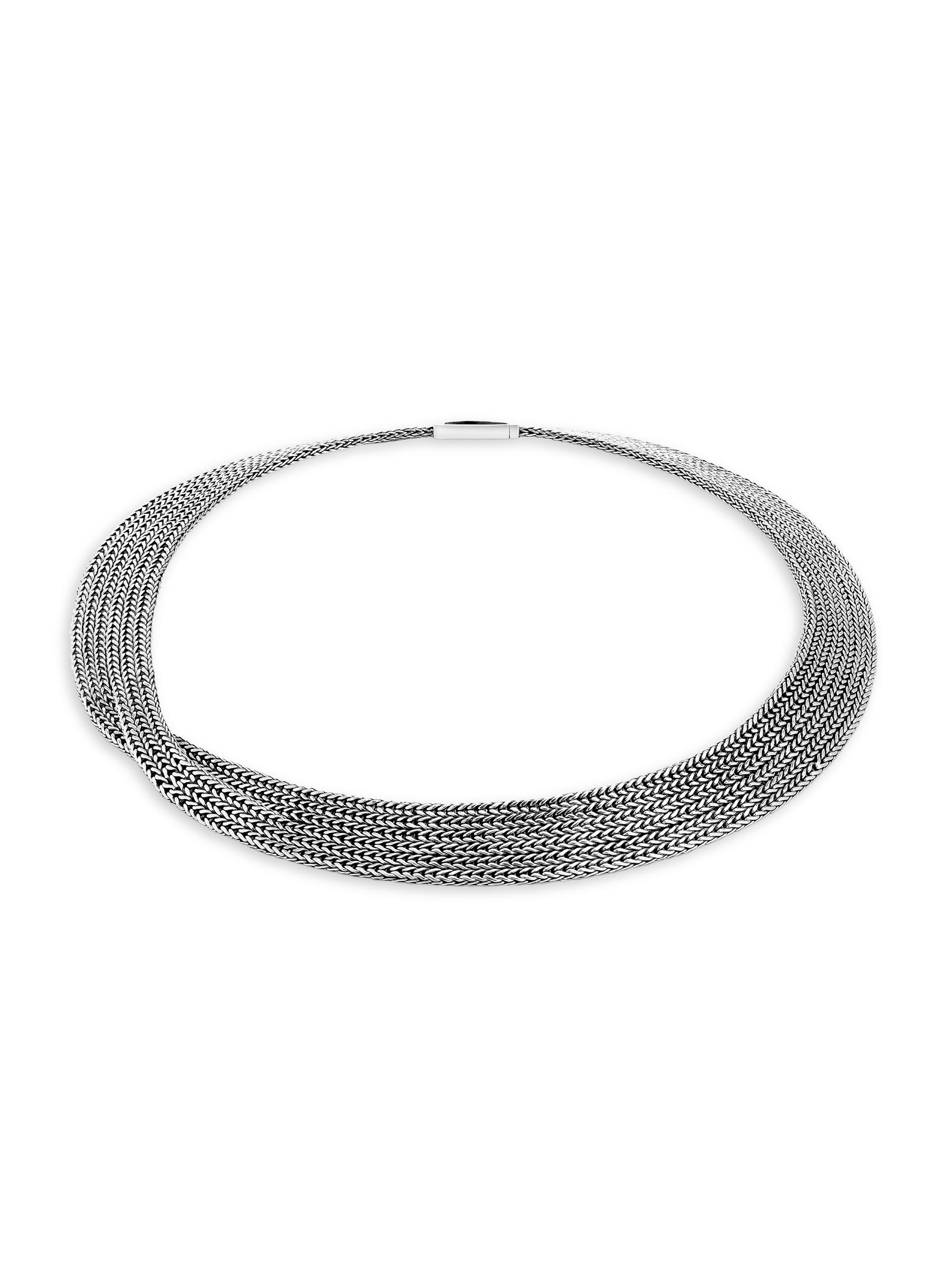 John Hardy Women's Chain Classic Sterling Silver Wrap Chain Necklace - Silver