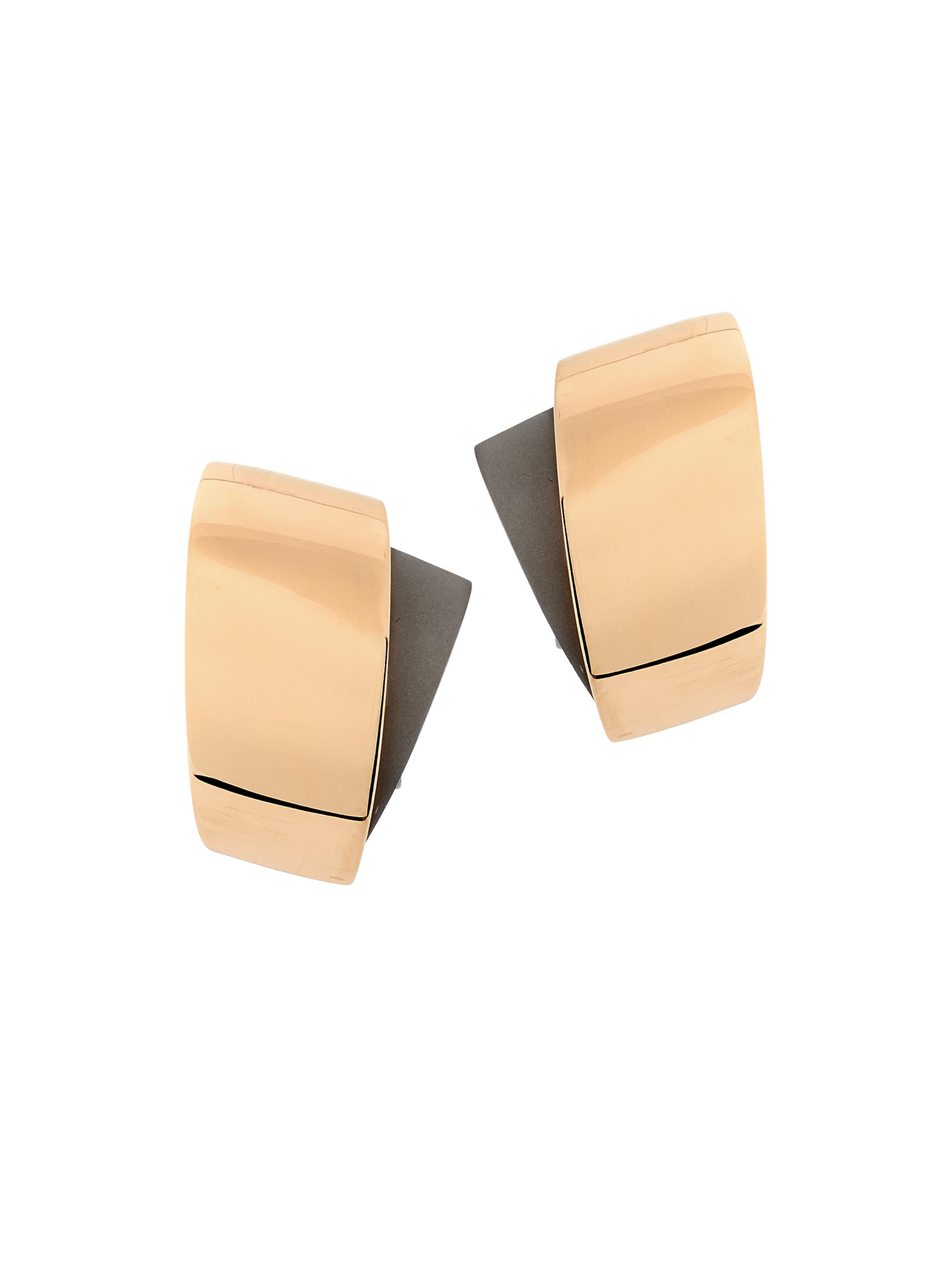 Vhernier Women's Tourbillon 18K Rose Gold & Titanium Clip-On Earrings - Rose Gold Titanium